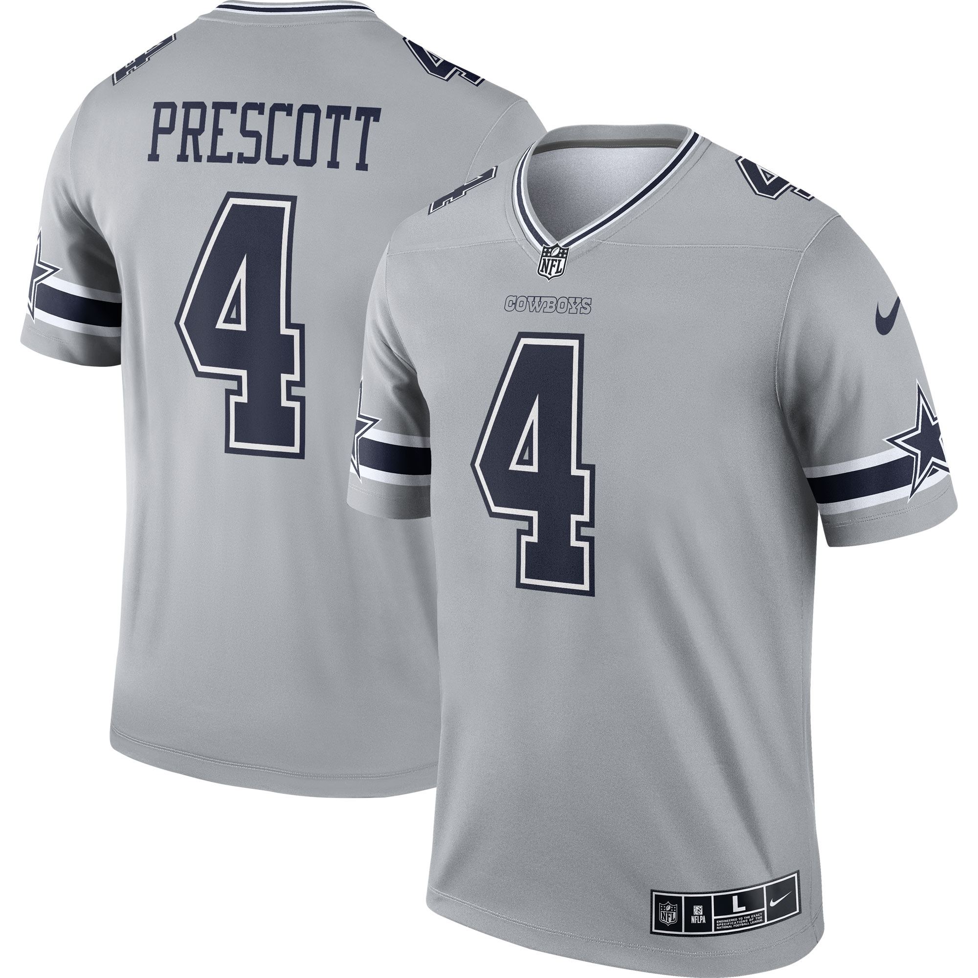 Dak Prescott Dallas Cowboys Inverted Legend Jersey - Men's