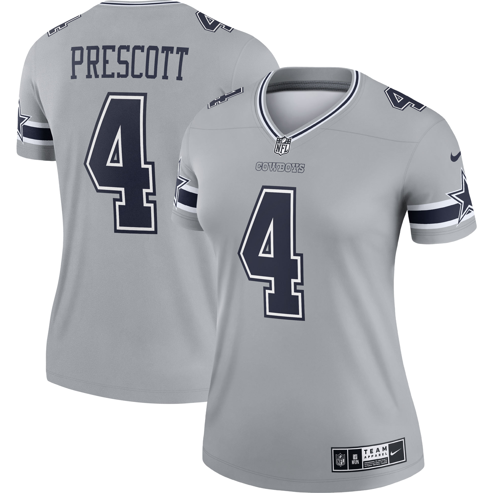 Dak Prescott Dallas Cowboys Inverted Legend Jersey - Women's
