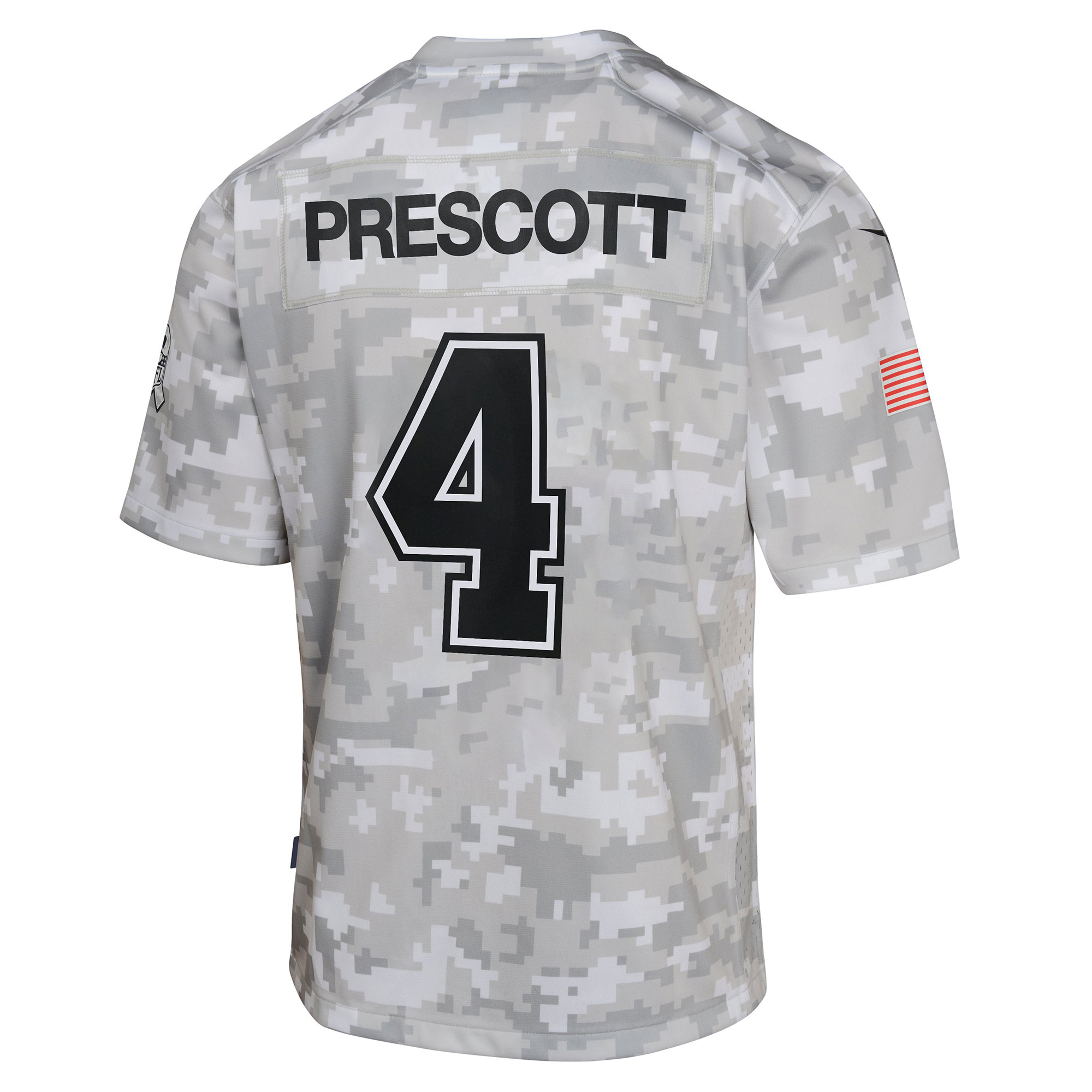 Dak Prescott Dallas Cowboys Salute To Service Game Jersey - Youth - Image 3