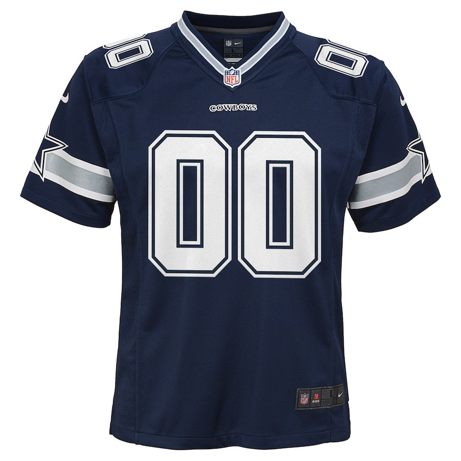 Alternative view of Dallas Cowboys Game Jersey - Youth | Navy