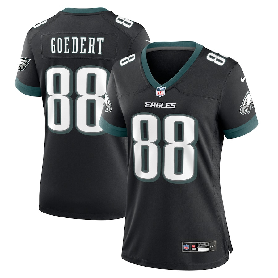 Dallas Goedert #88 Philadelphia Eagles Alternate Game Jersey - Women's | Black