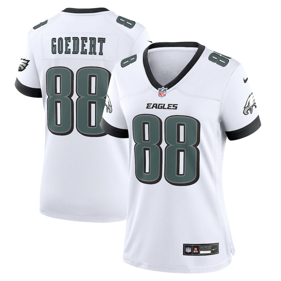 Dallas Goedert #88 Philadelphia Eagles Game Jersey - Women's | White