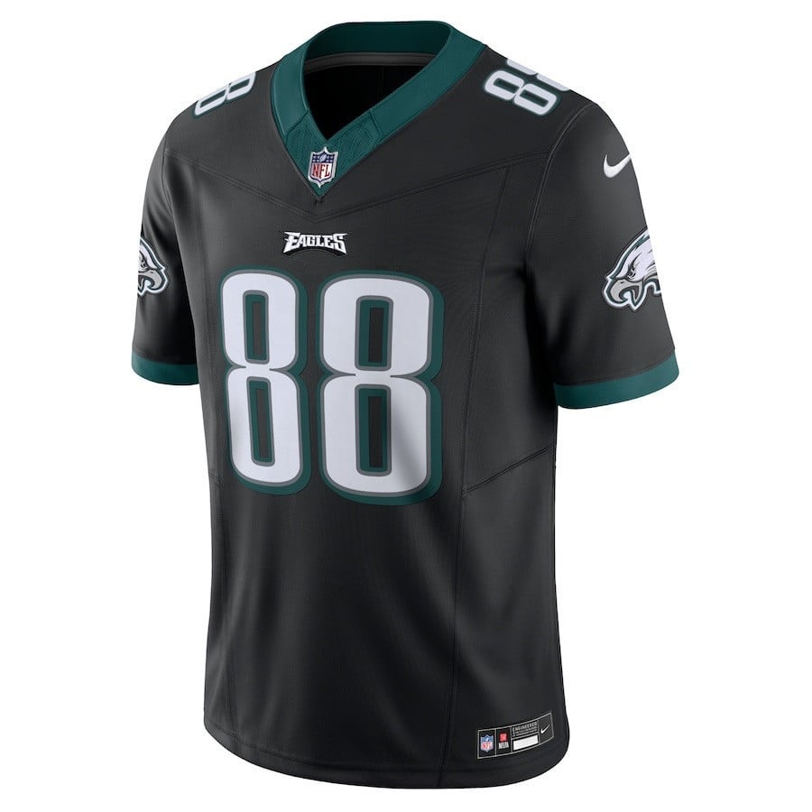 Alternative view of Dallas Goedert #88 Philadelphia Eagles Vapor F.U.S.E. Limited Jersey - Men's | Black
