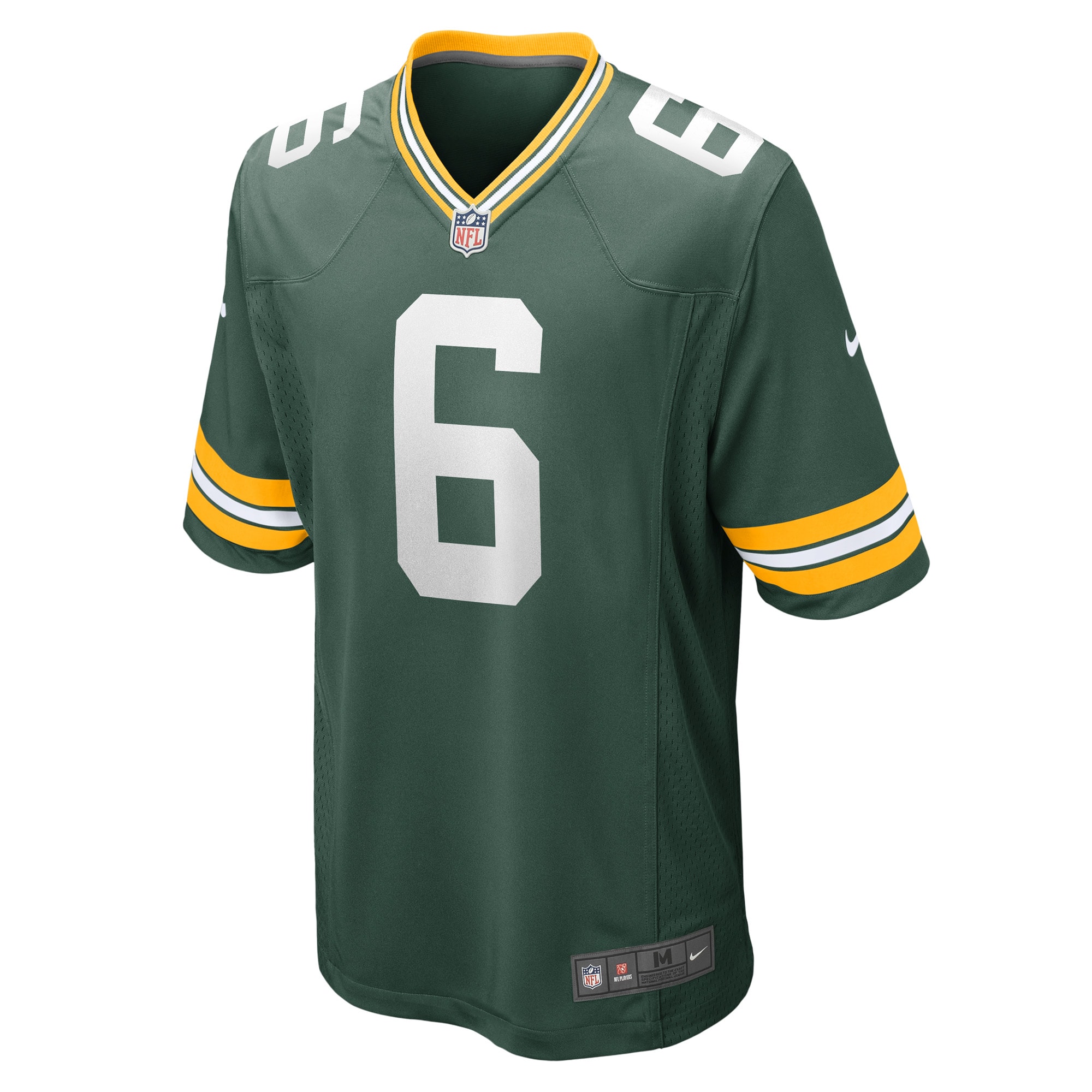 Alternative view of Dallin Leavitt Green Bay Packers Game Jersey - Men's