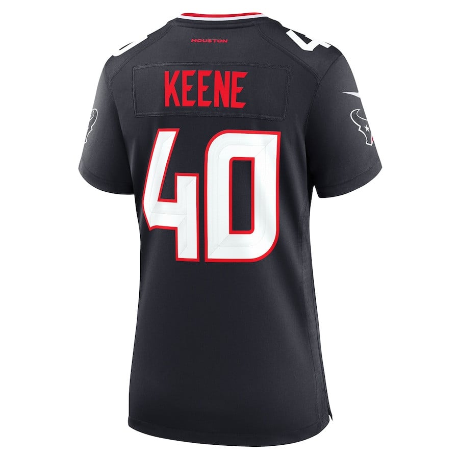Dalton Keene #40 Houston Texans Game Jersey - Women's | Navy - Image 3