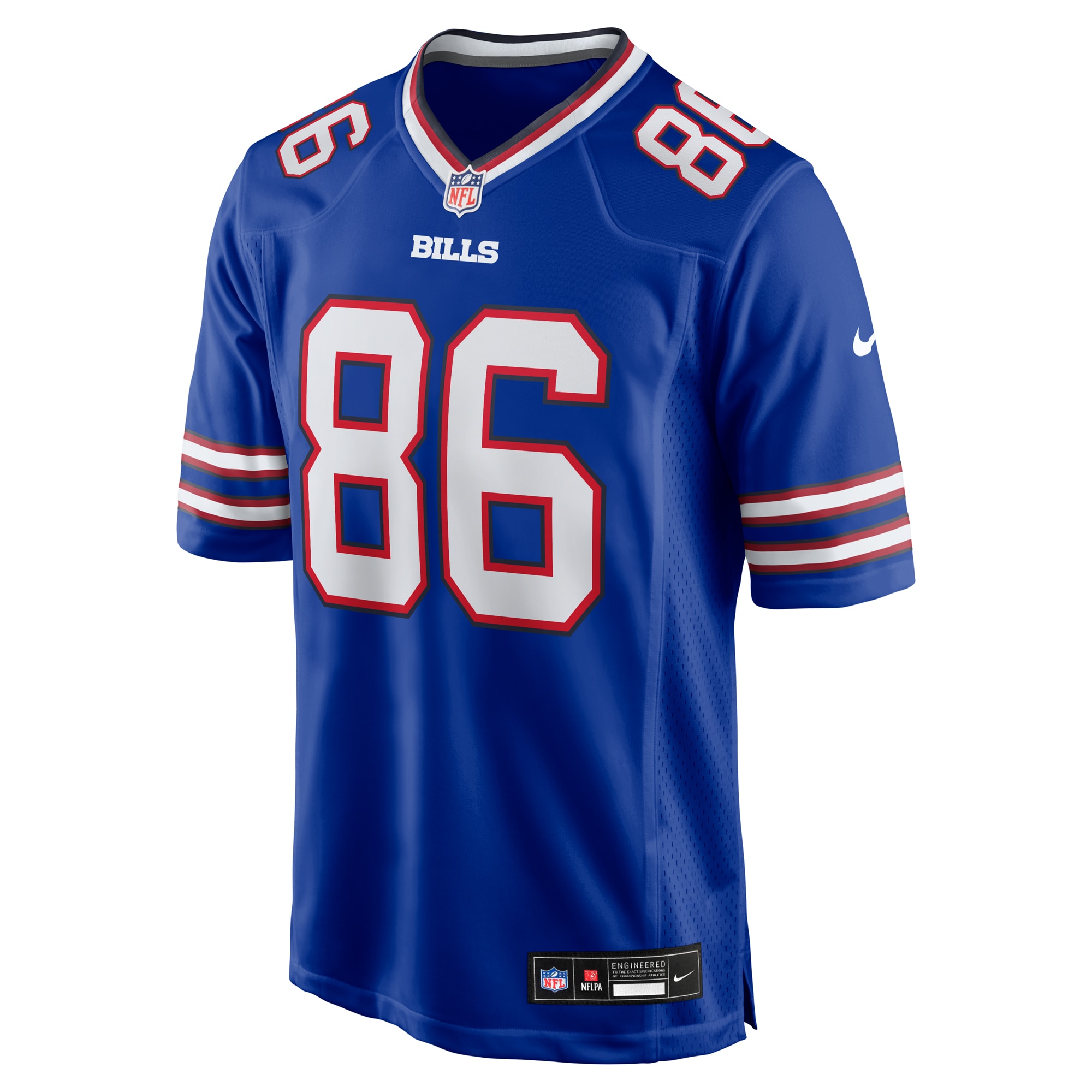 Alternative view of Dalton Kincaid Buffalo Bills Game Jersey - Men's