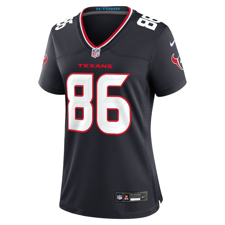 Dalton Schultz #86 Houston Texans Game Jersey - Women's | Navy - Image 2