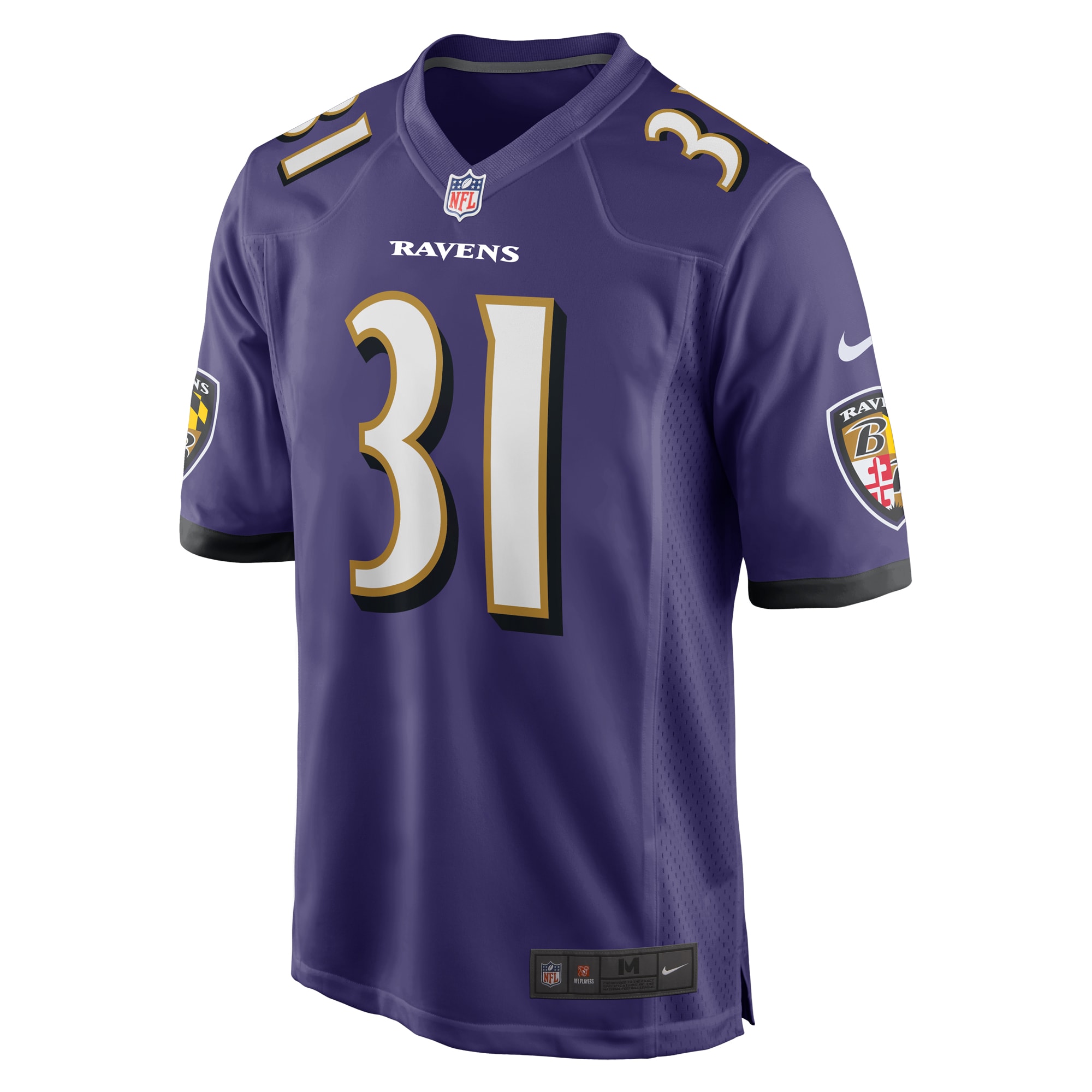 Alternative view of Dalvin Cook Baltimore Ravens Game Jersey - Men's