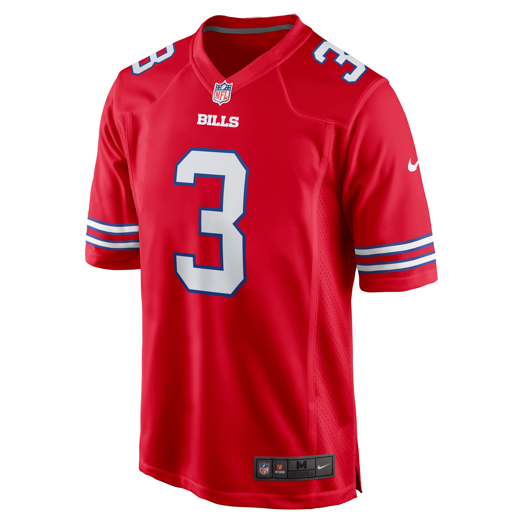 Alternative view of Damar Hamlin Buffalo Bills Alternate Game Jersey - Men's