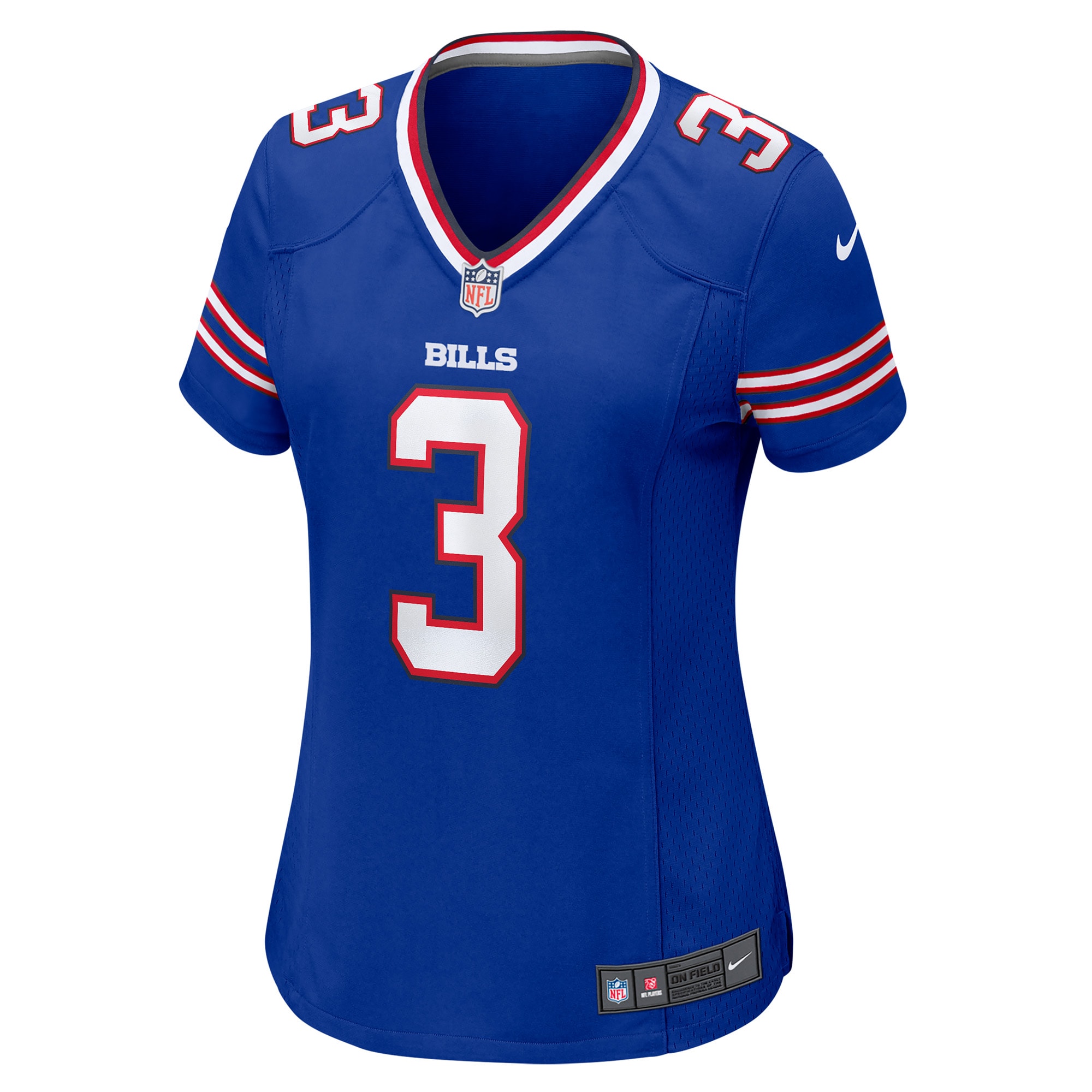Alternative view of Damar Hamlin Buffalo Bills Game Jersey - Women's