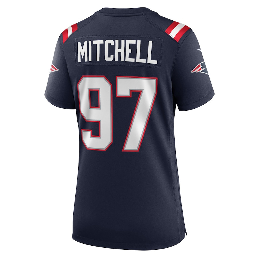 DaMarcus Mitchell #97 New England Patriots Game Jersey - Women's | Navy - Image 3