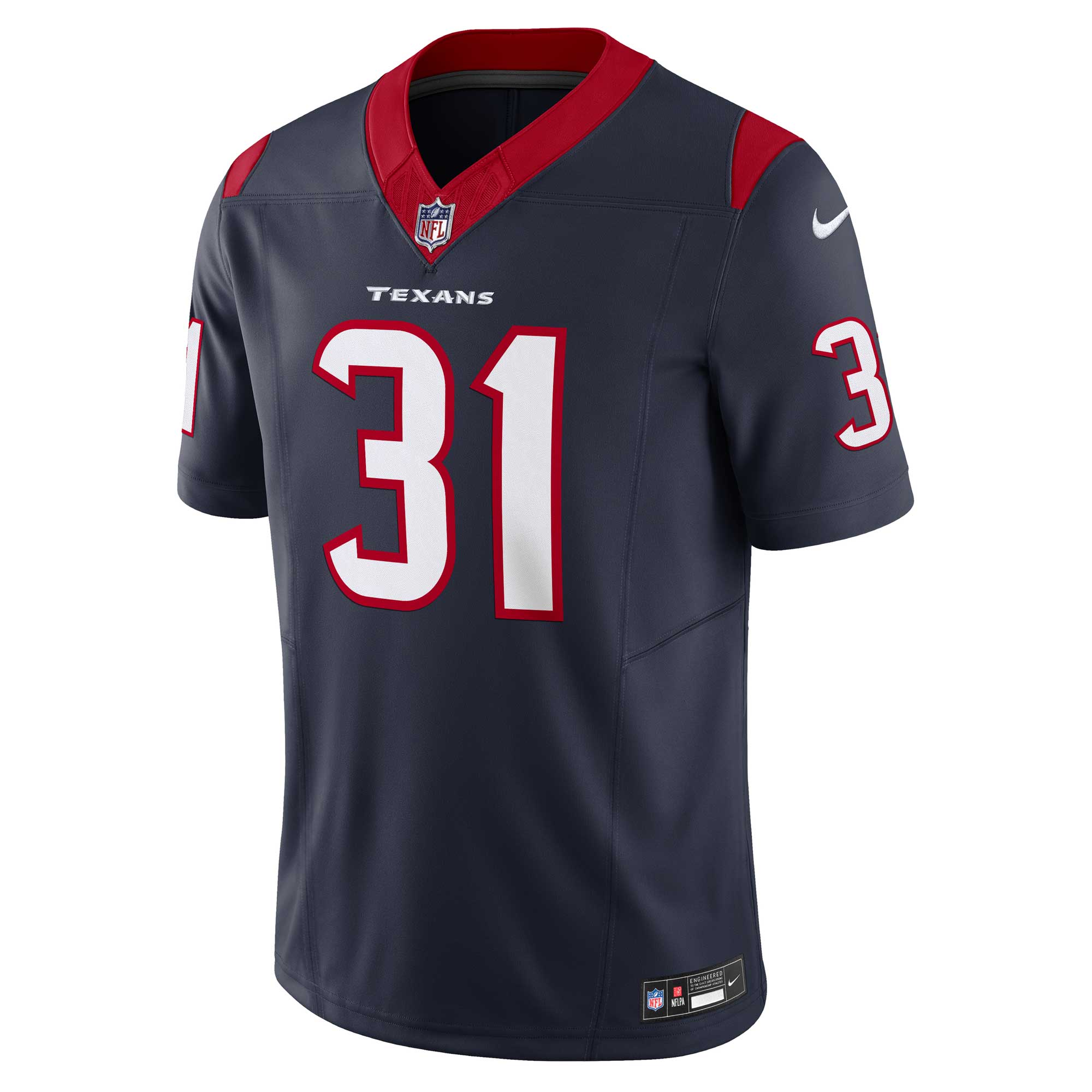Alternative view of Dameon Pierce Houston Texans Vapor F.U.S.E. Limited Jersey - Men's