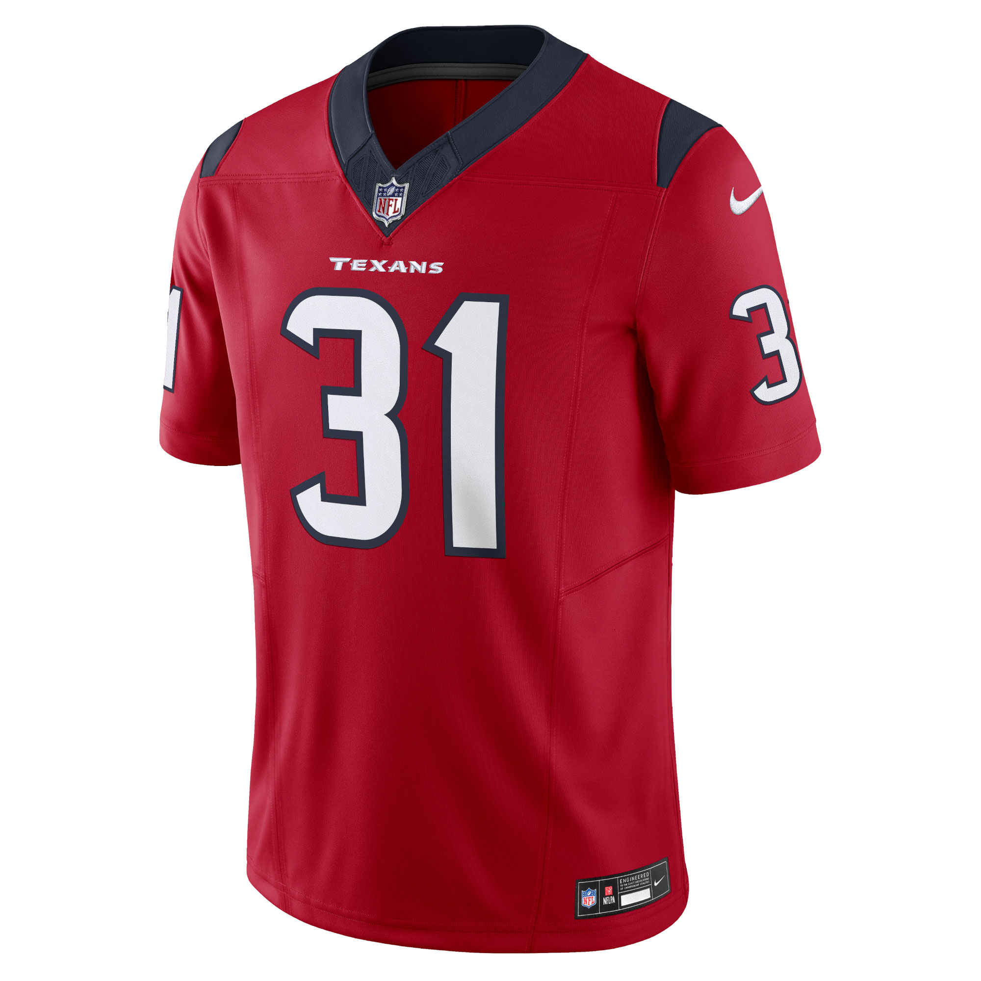 Alternative view of Dameon Pierce Houston Texans Vapor F.U.S.E. Limited Jersey - Men's