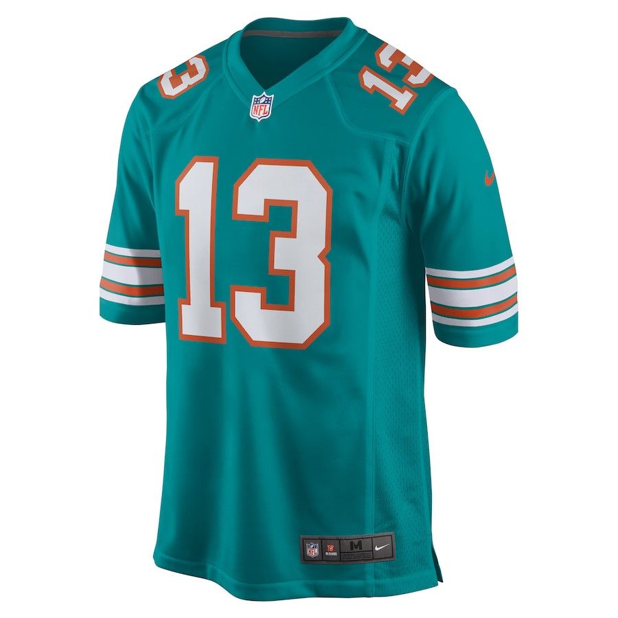 Alternative view of Dan Marino #13 Miami Dolphins Game Jersey - Men's | Aqua