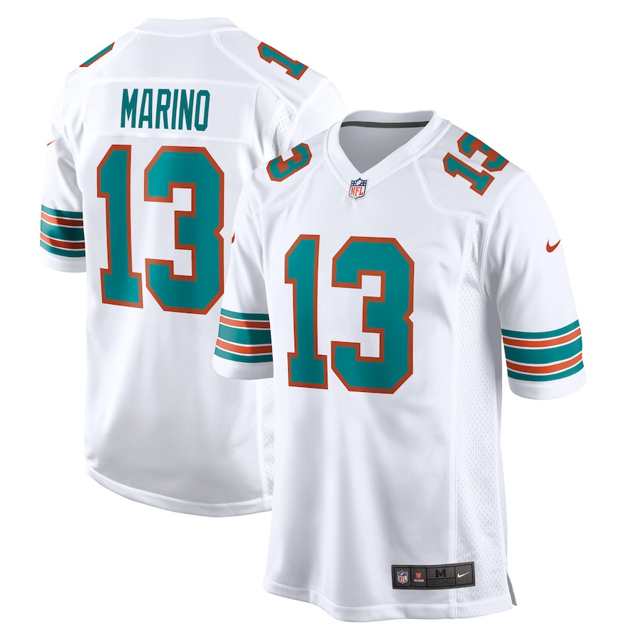 Dan Marino #13 Miami Dolphins Game Jersey - Men's | White