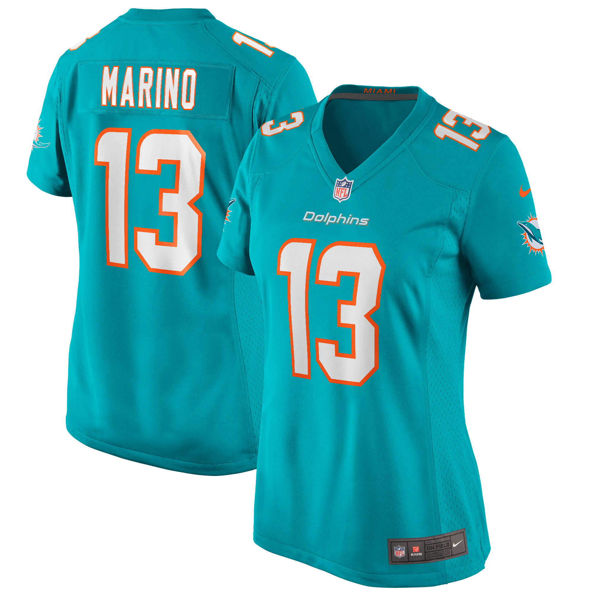 Dan Marino Miami Dolphins Retired Player Game Jersey - Women's