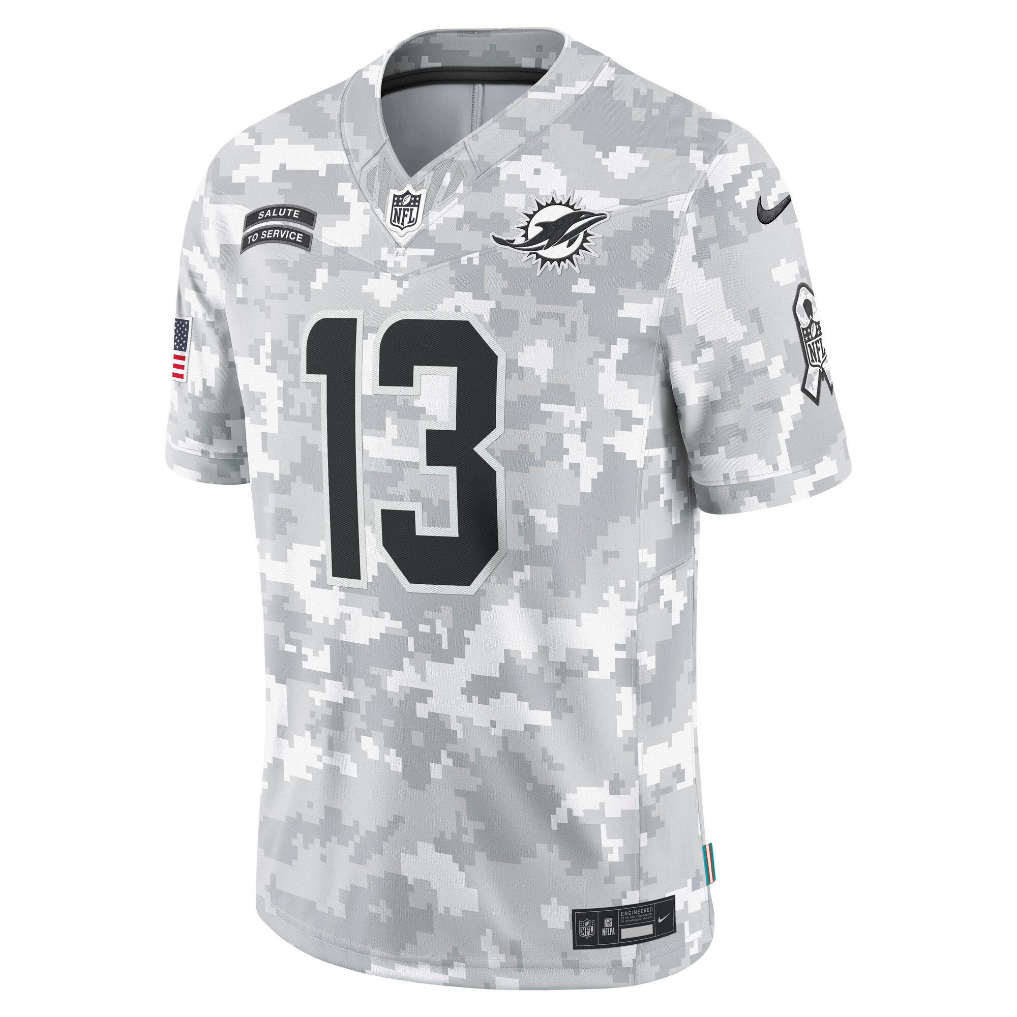 Alternative view of Dan Marino Miami Dolphins Salute To Service Limited Jersey - Men's