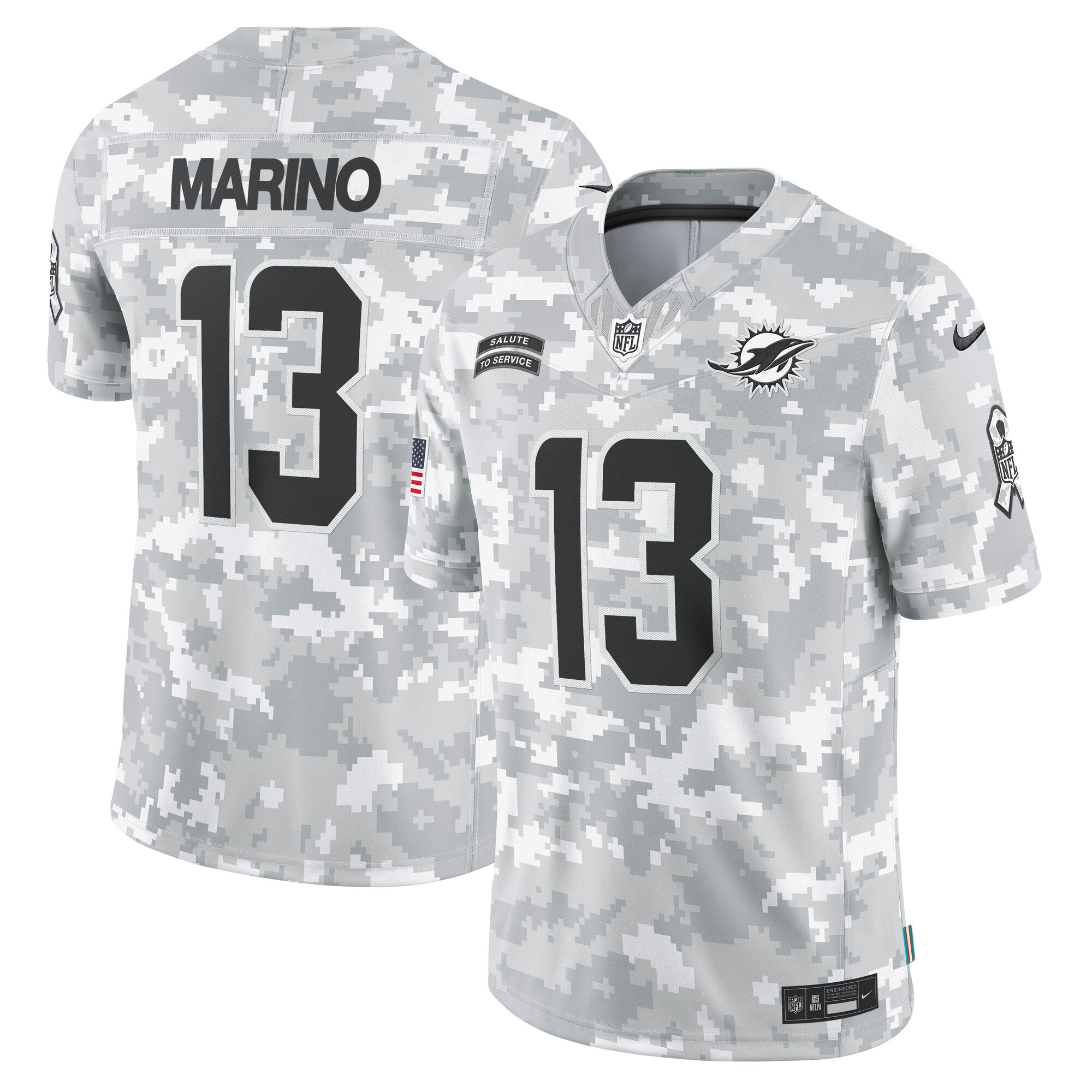Dan Marino Miami Dolphins Salute To Service Limited Jersey - Men's
