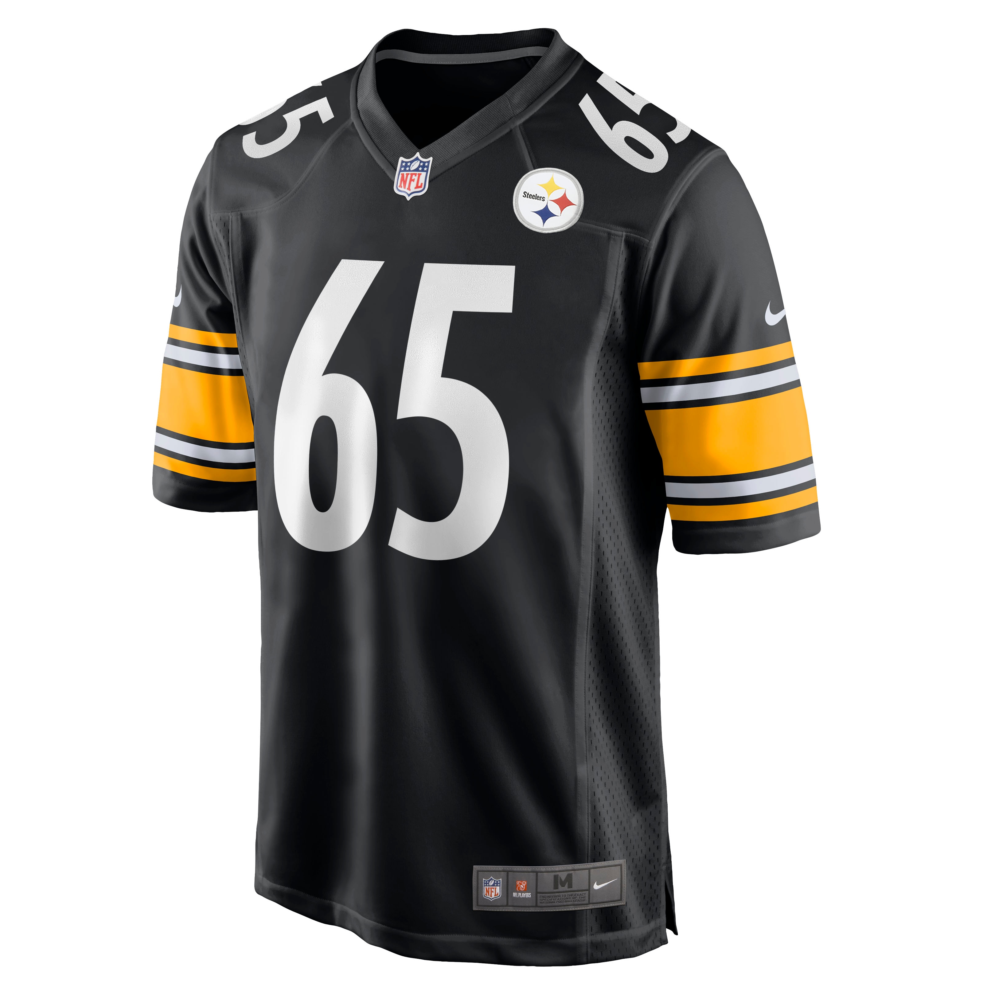 Alternative view of Dan Moore Jr. Pittsburgh Steelers Game Jersey - Men's