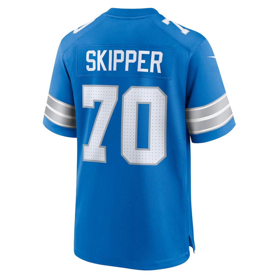 Dan Skipper #70 Detroit Lions Game Jersey - Men's | Blue - Image 3