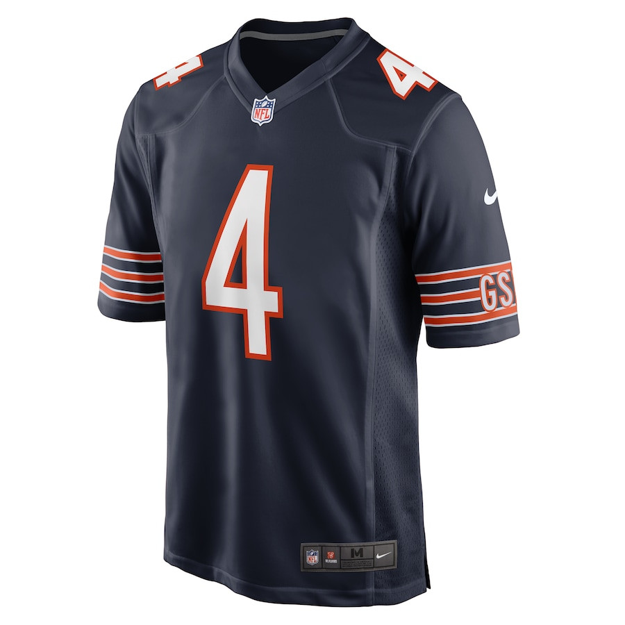 Alternative view of D'Andre Swift #4 Chicago Bears Game Jersey - Men's | Navy