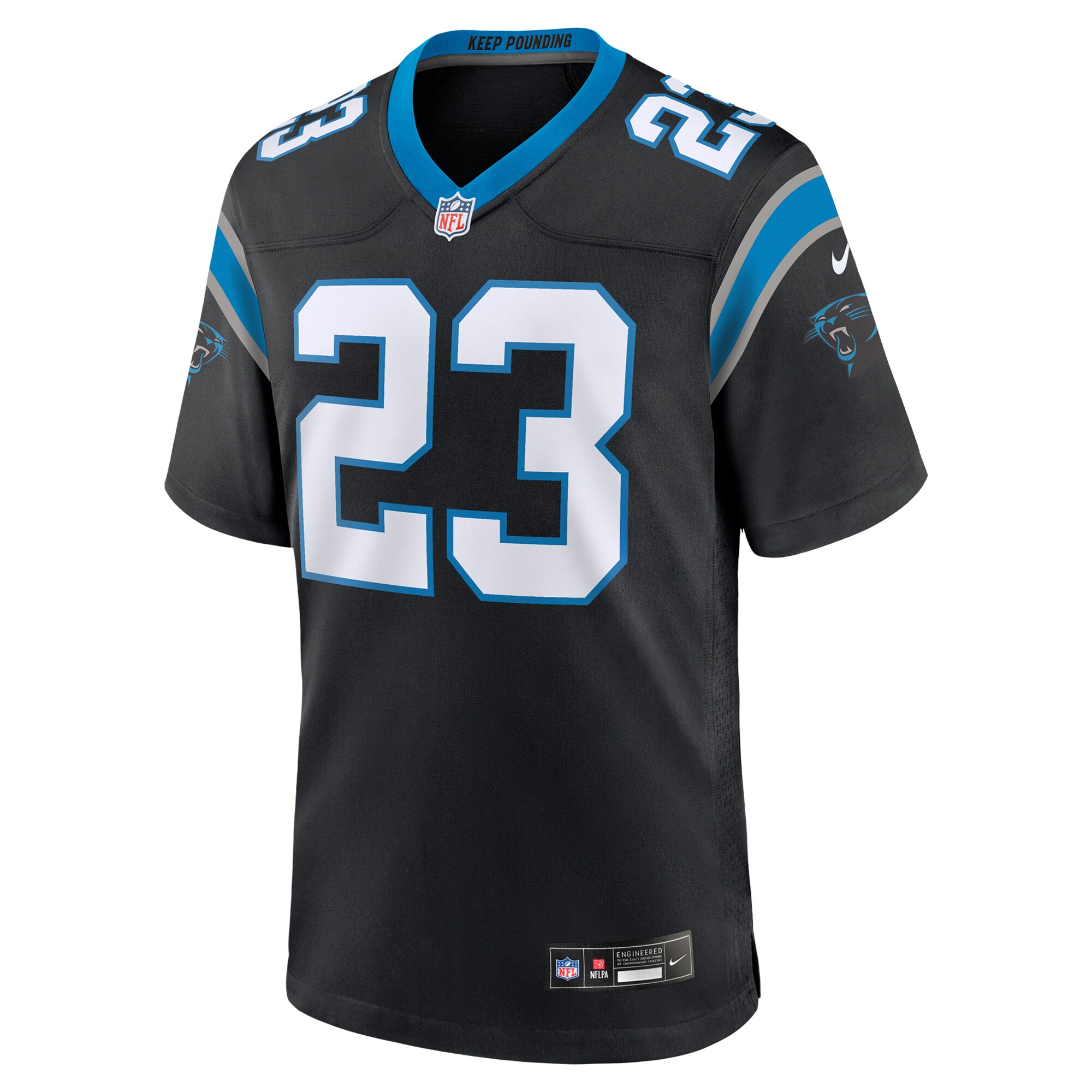 Alternative view of Dane Jackson Carolina Panthers Game Jersey - Men's
