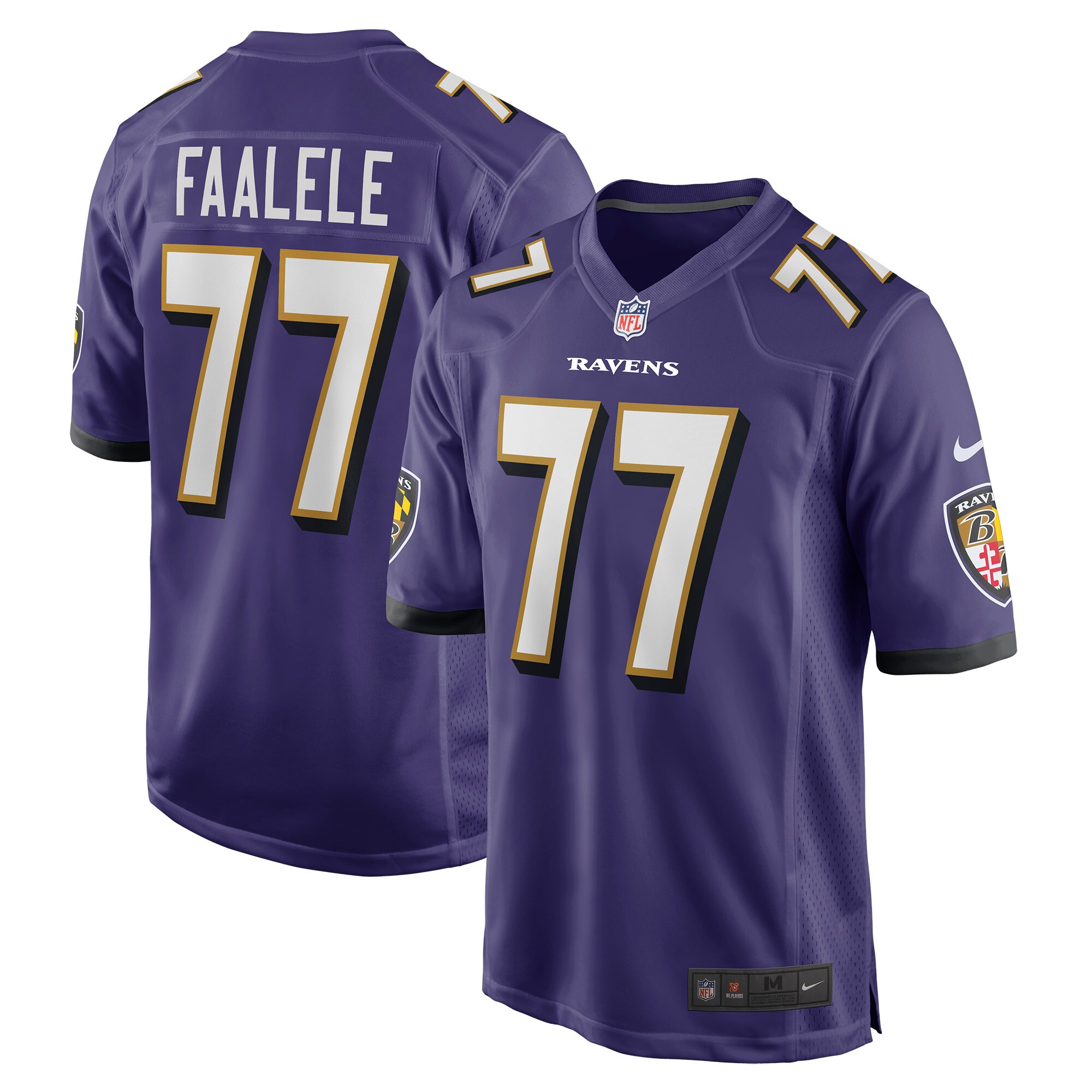 Daniel Faalele Baltimore Ravens Game Jersey - Men's