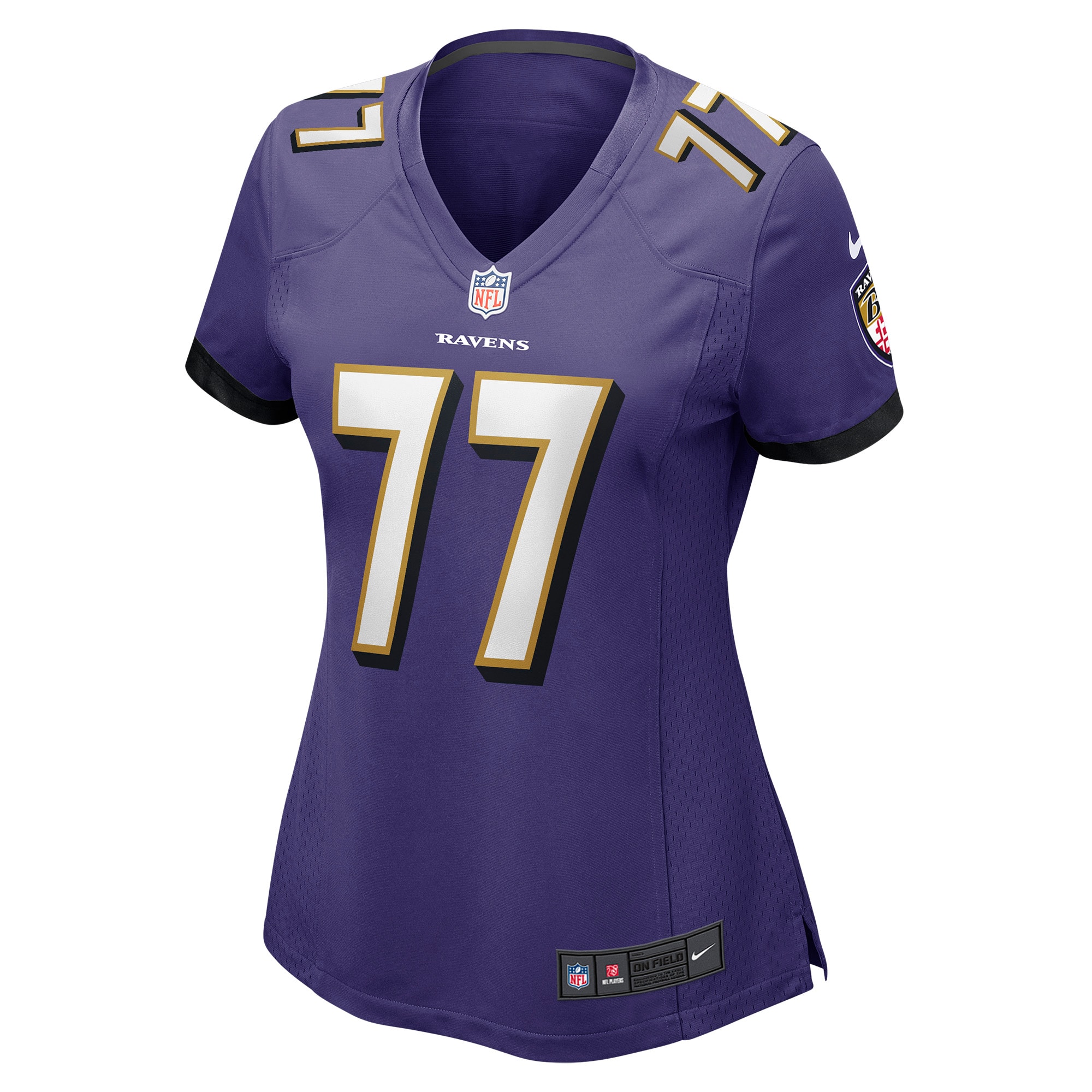 Alternative view of Daniel Faalele Baltimore Ravens Game Jersey - Women's