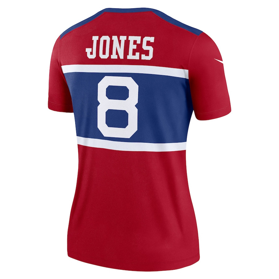 Daniel Jones #8 New York Giants Alternate Legend Jersey - Women's | Century Red - Image 3