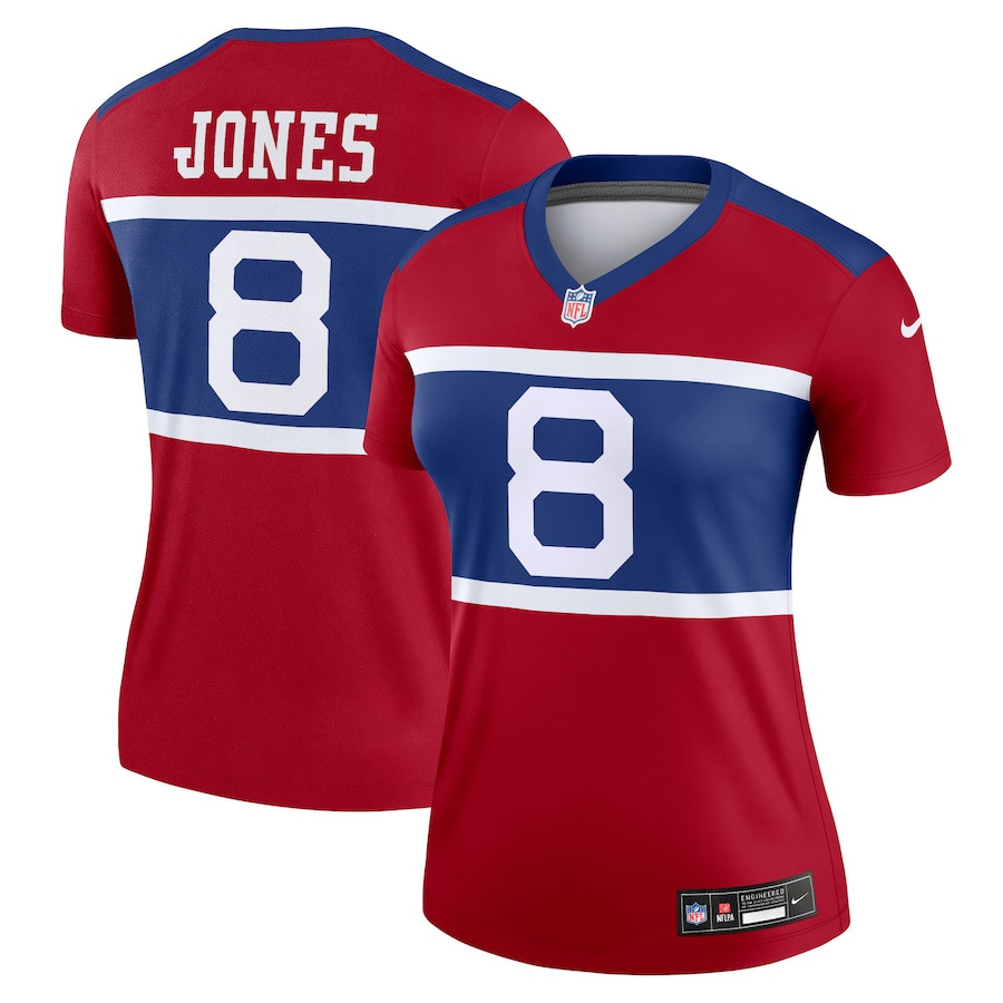 Daniel Jones #8 New York Giants Alternate Legend Jersey - Women's | Century Red