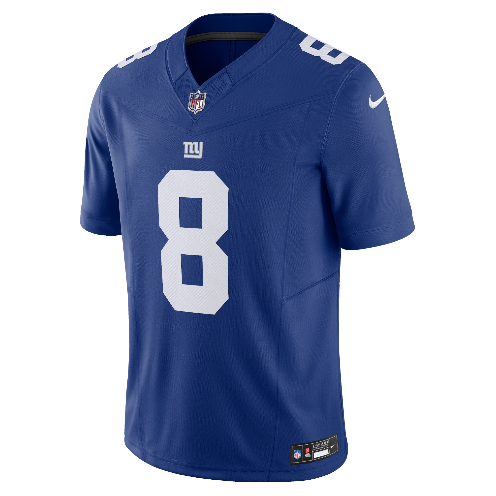 Alternative view of Daniel Jones New York Giants Vapor F.U.S.E. Limited Jersey - Men's