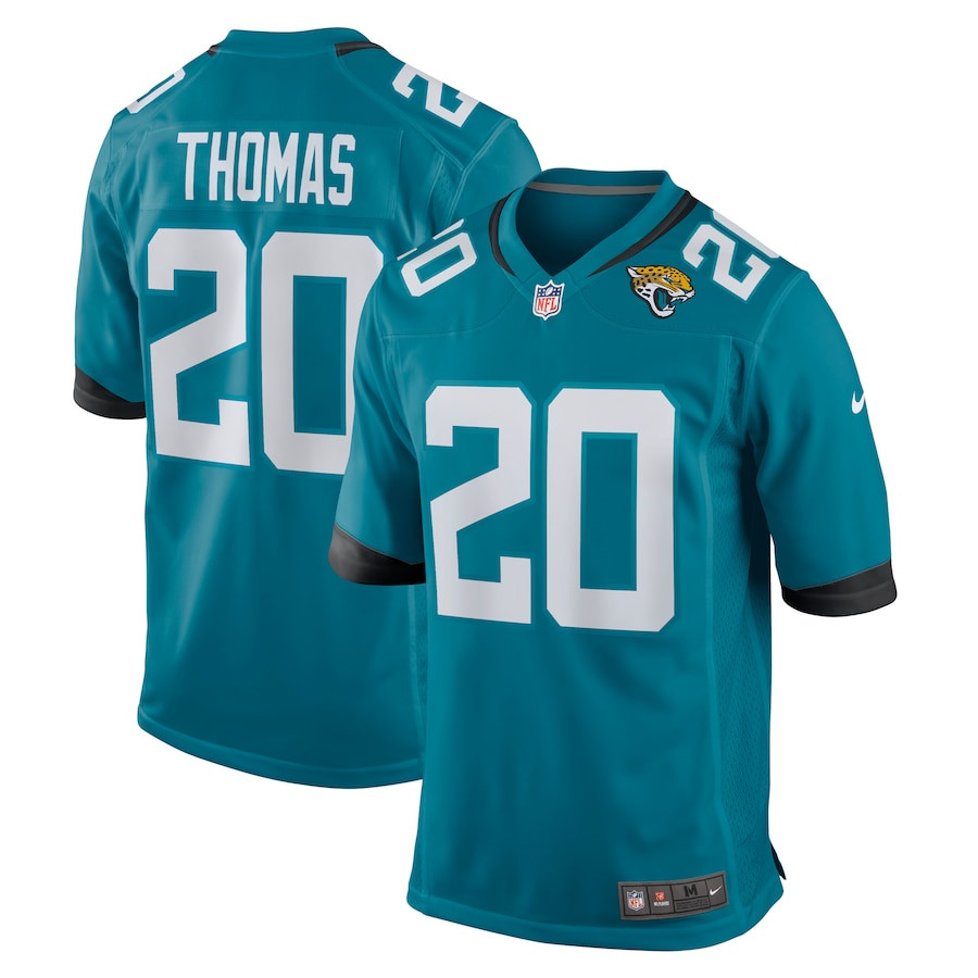Daniel Thomas #20 Jacksonville Jaguars Game Jersey - Men's | Teal