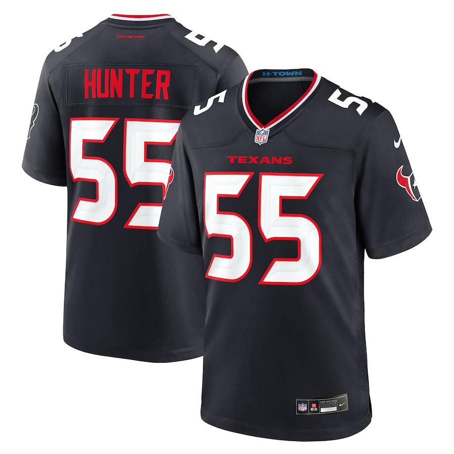 Danielle Hunter #55 Houston Texans Game Jersey - Men's | Navy