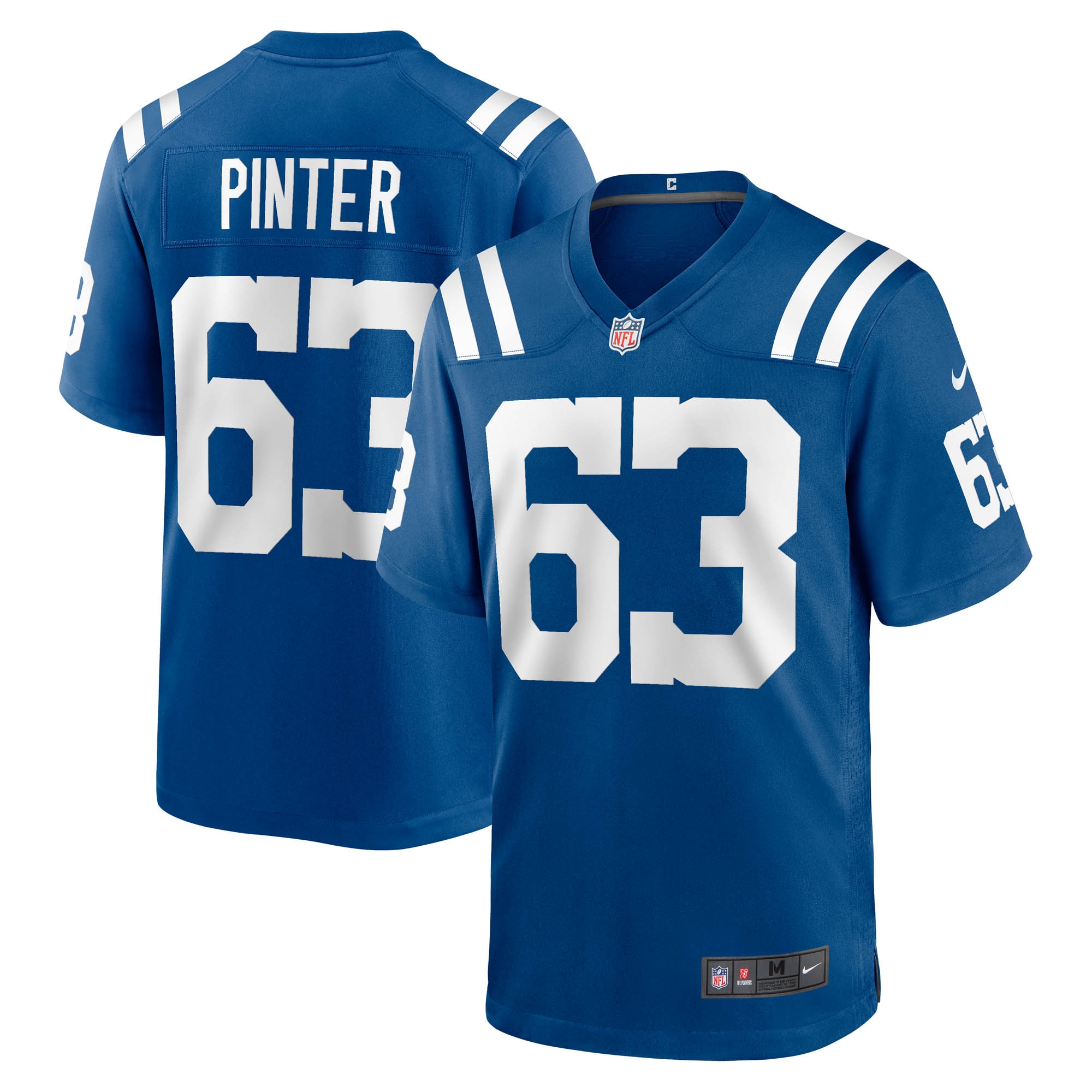 Danny Pinter Indianapolis Colts Game Jersey - Men's