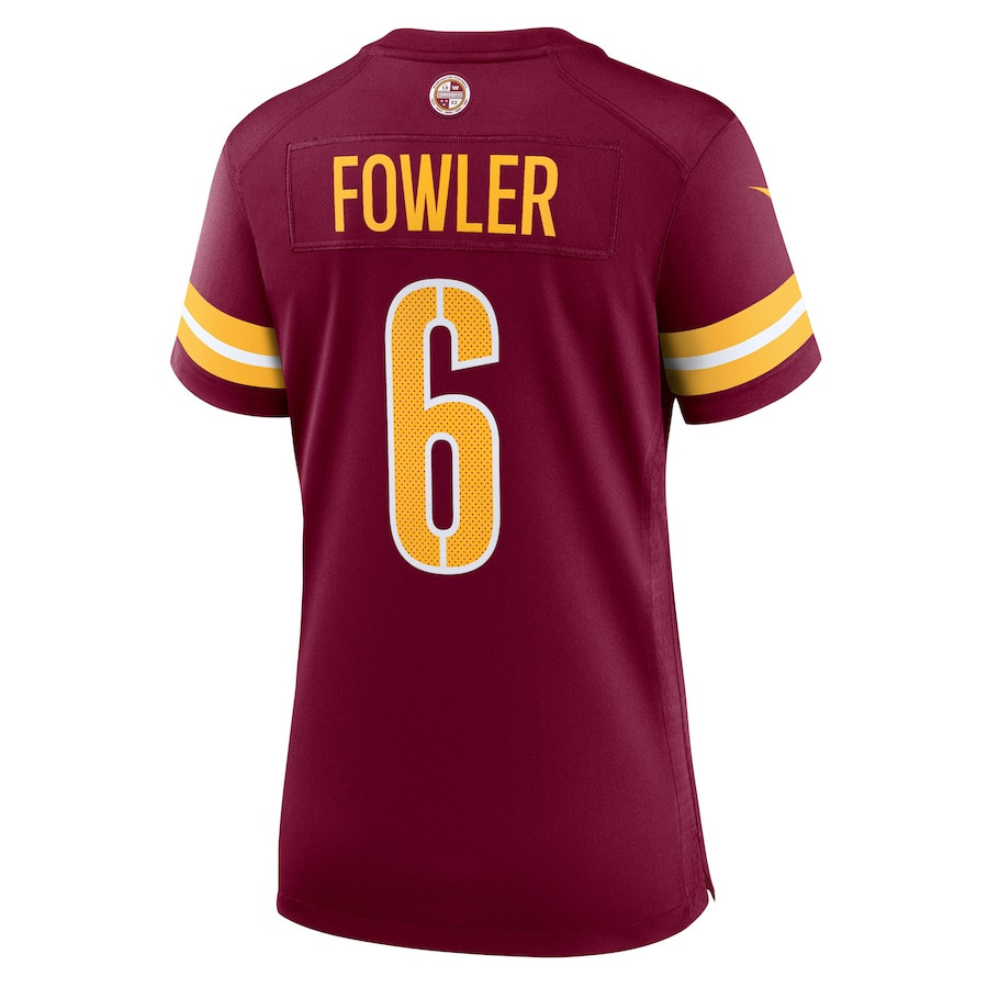 Dante Fowler Jr. #6 Washington Commanders Game Jersey - Women's | Burgundy - Image 3