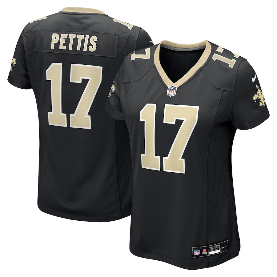 Dante Pettis #17 New Orleans Saints Game Jersey - Women's | Black