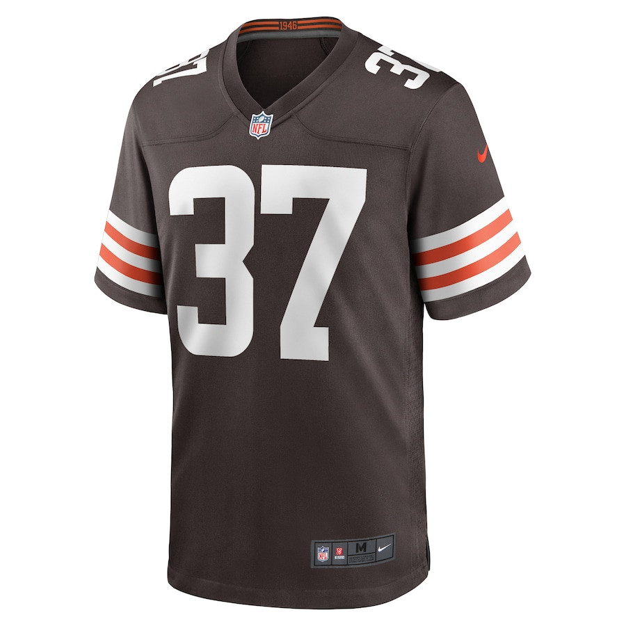 Alternative view of D'Anthony Bell #37 Cleveland Browns Game Jersey - Men's | Brown