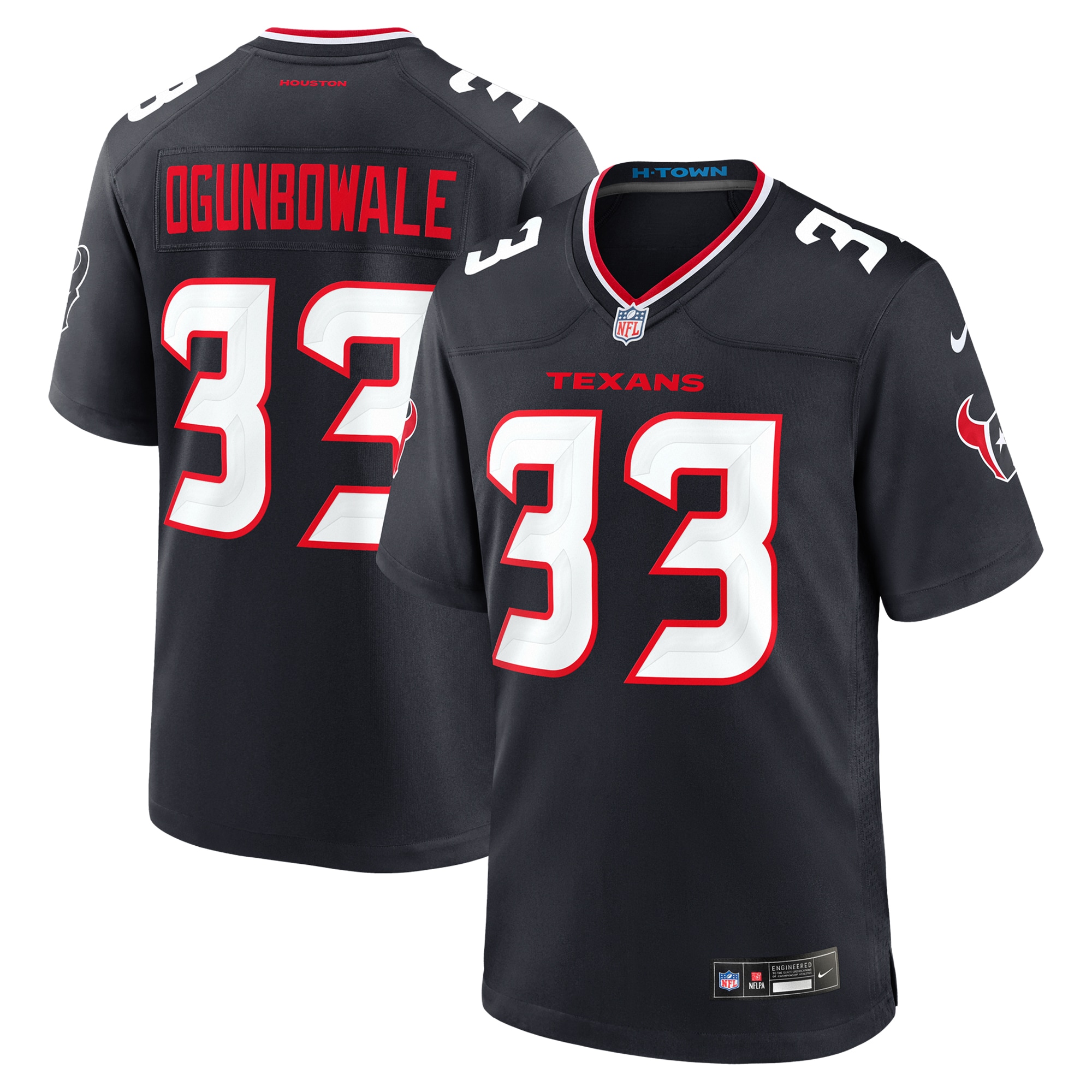 Dare Ogunbowale Houston Texans Game Jersey - Men's