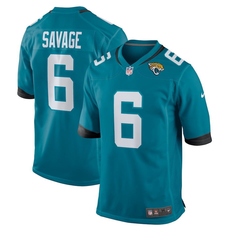 Darnell Savage #6 Jacksonville Jaguars Alternate Game Jersey - Men's | Teal