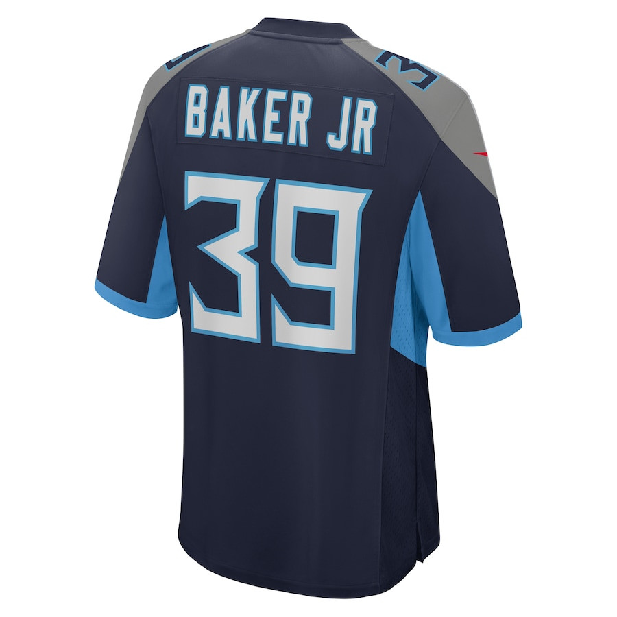 Darrell Baker Jr #39 Tennessee Titans Game Jersey - Men's | Navy - Image 3