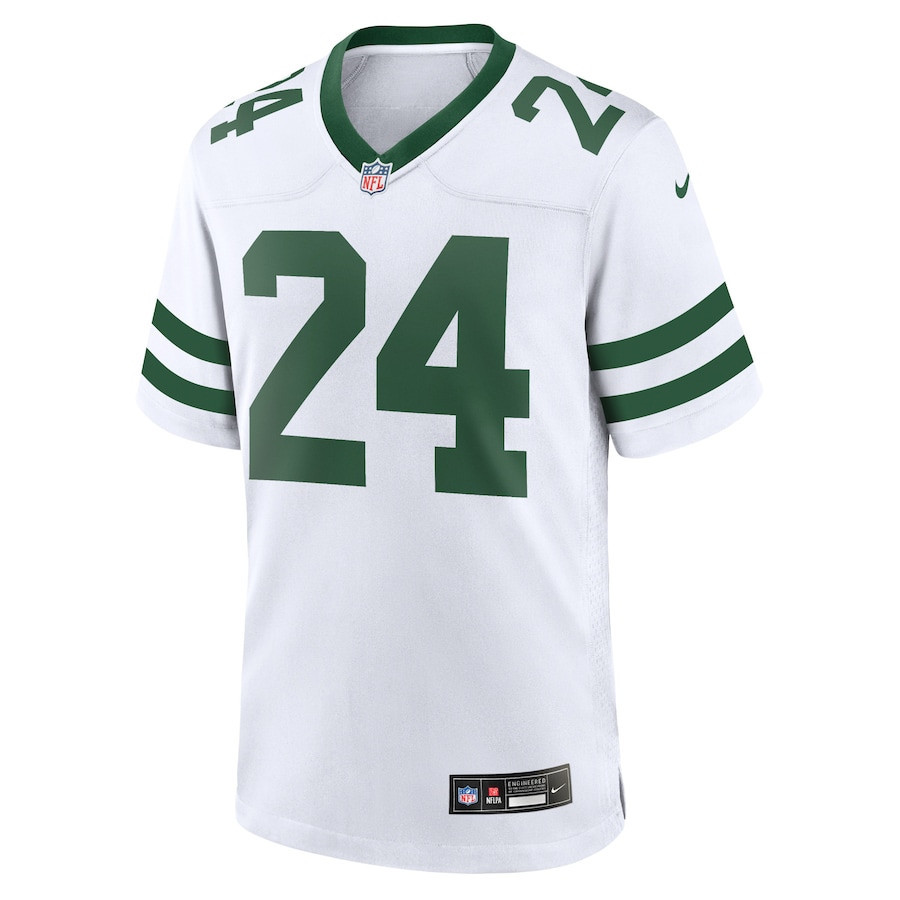 Alternative view of Darrelle Revis #24 New York Jets Retired Player Game Jersey - Men's | Men White