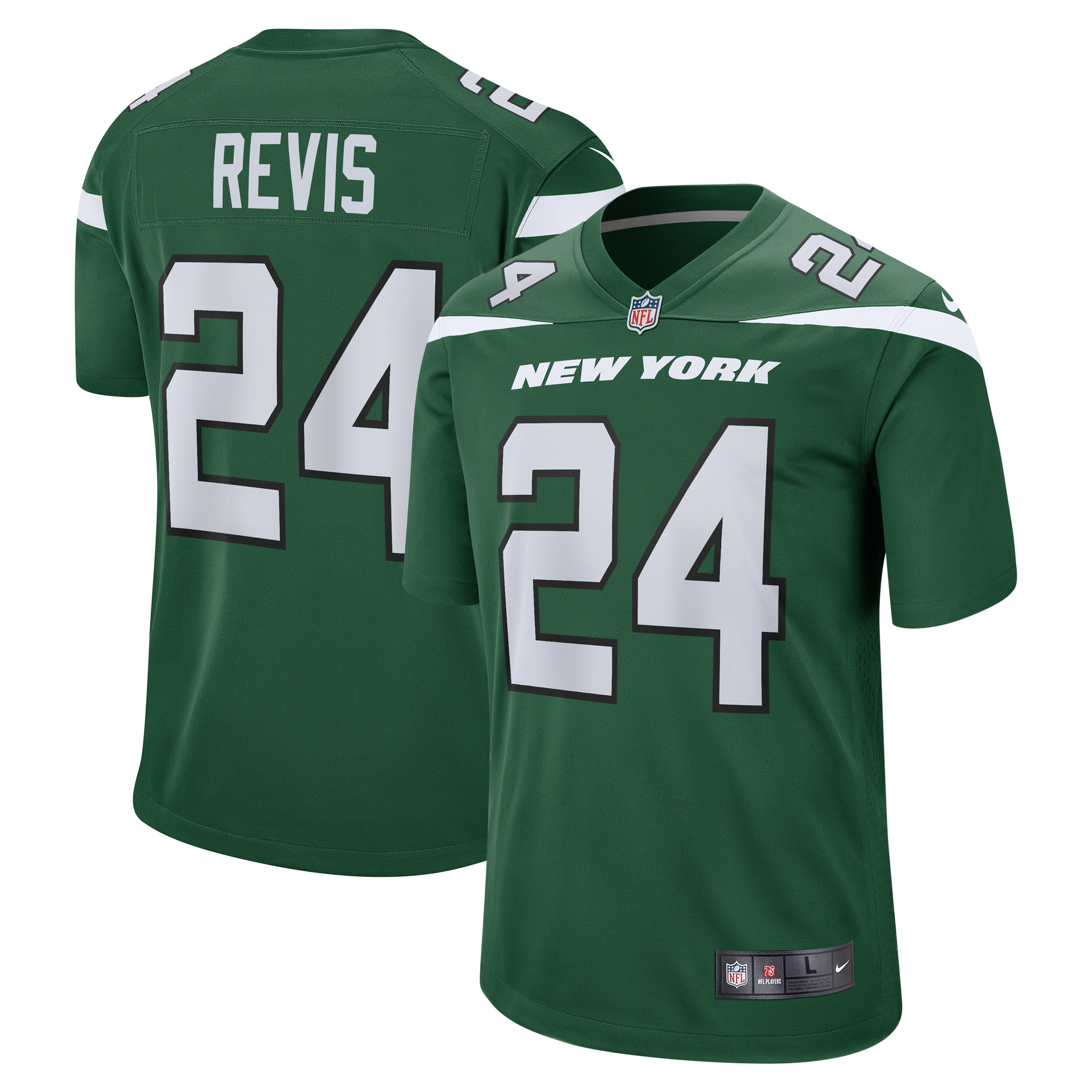 Darrelle Revis New York Jets Retired Player Game Jersey - Men's