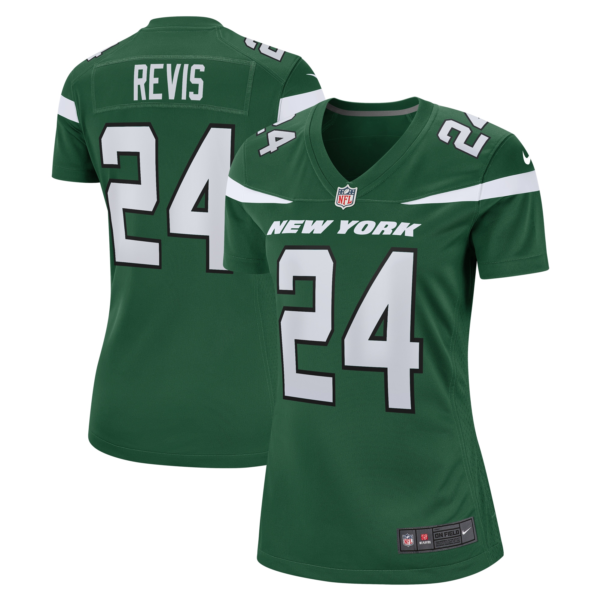 Darrelle Revis New York Jets Retired Player Game Jersey - Women's