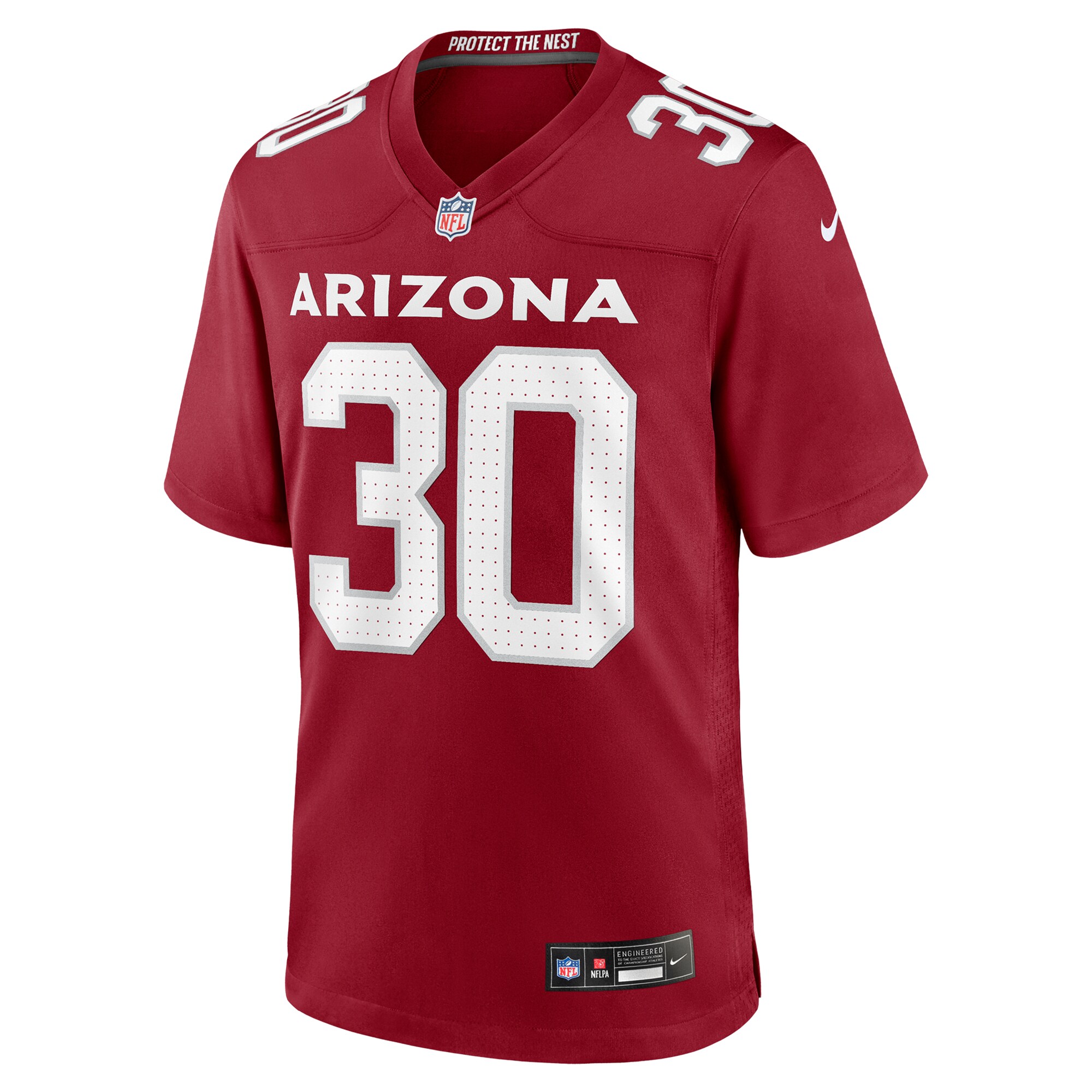 Alternative view of Darren Hall Arizona Cardinals Game Jersey - Men's
