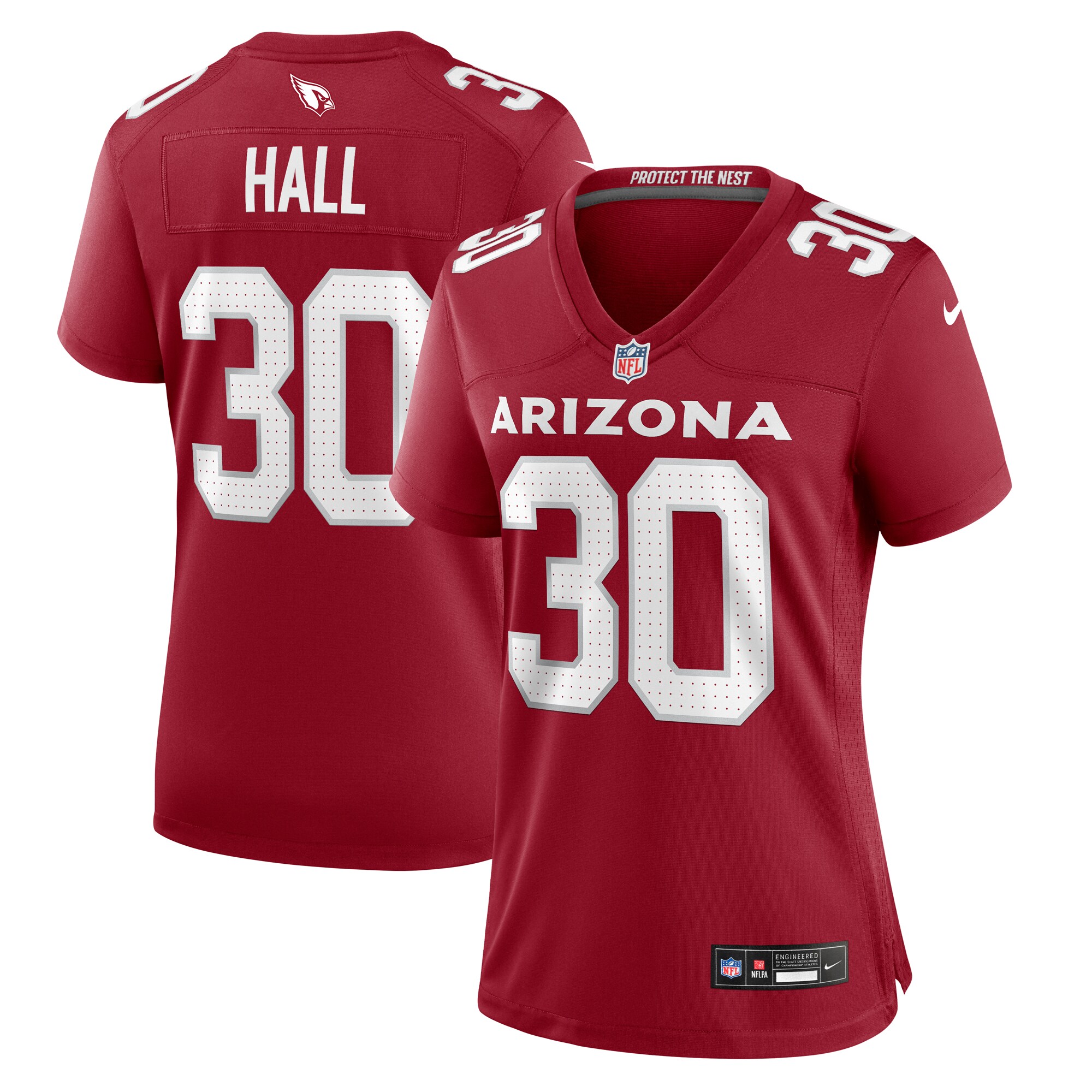 Darren Hall Arizona Cardinals Game Jersey - Women's