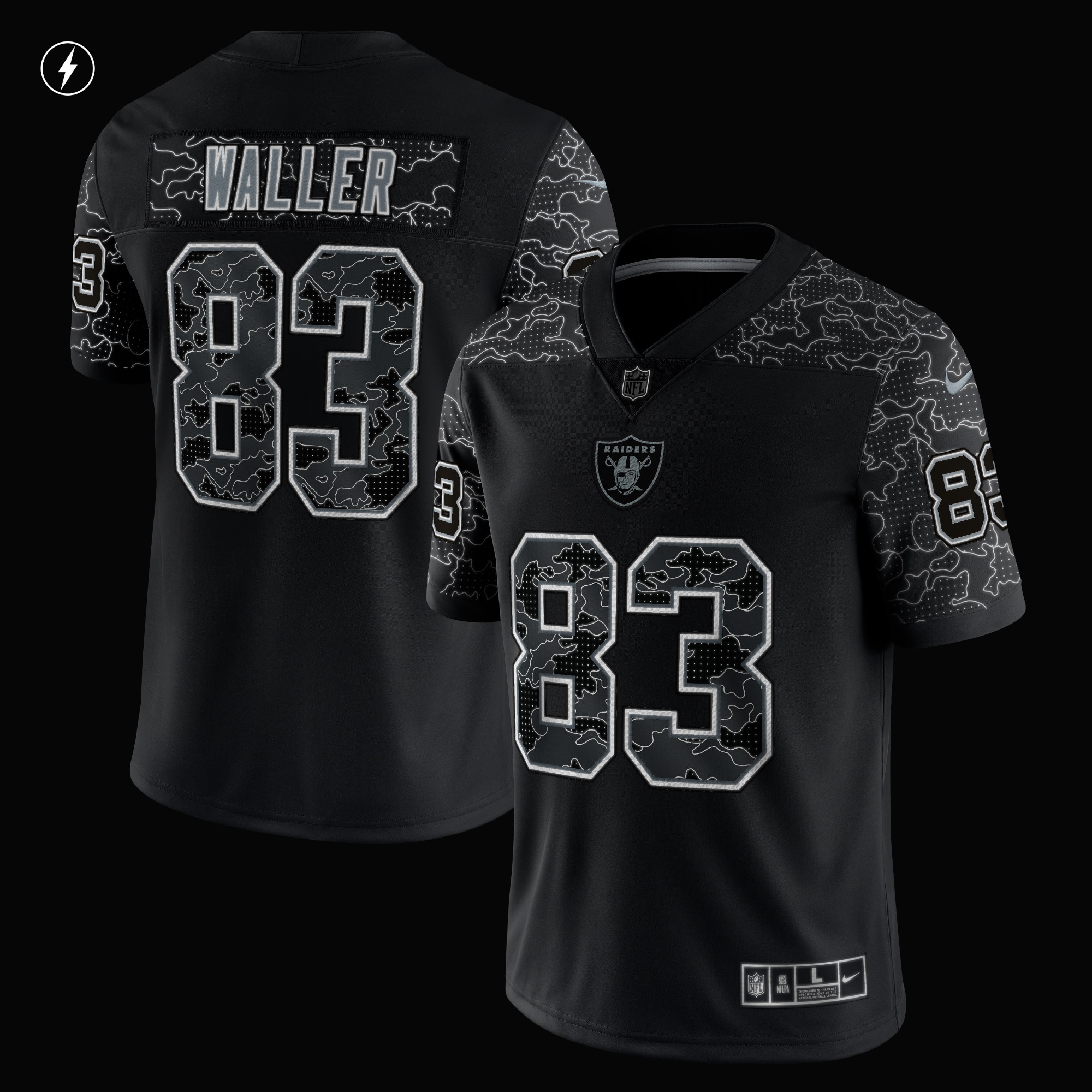 Alternative view of Darren Waller Las Vegas Raiders Limited Jersey - Men's