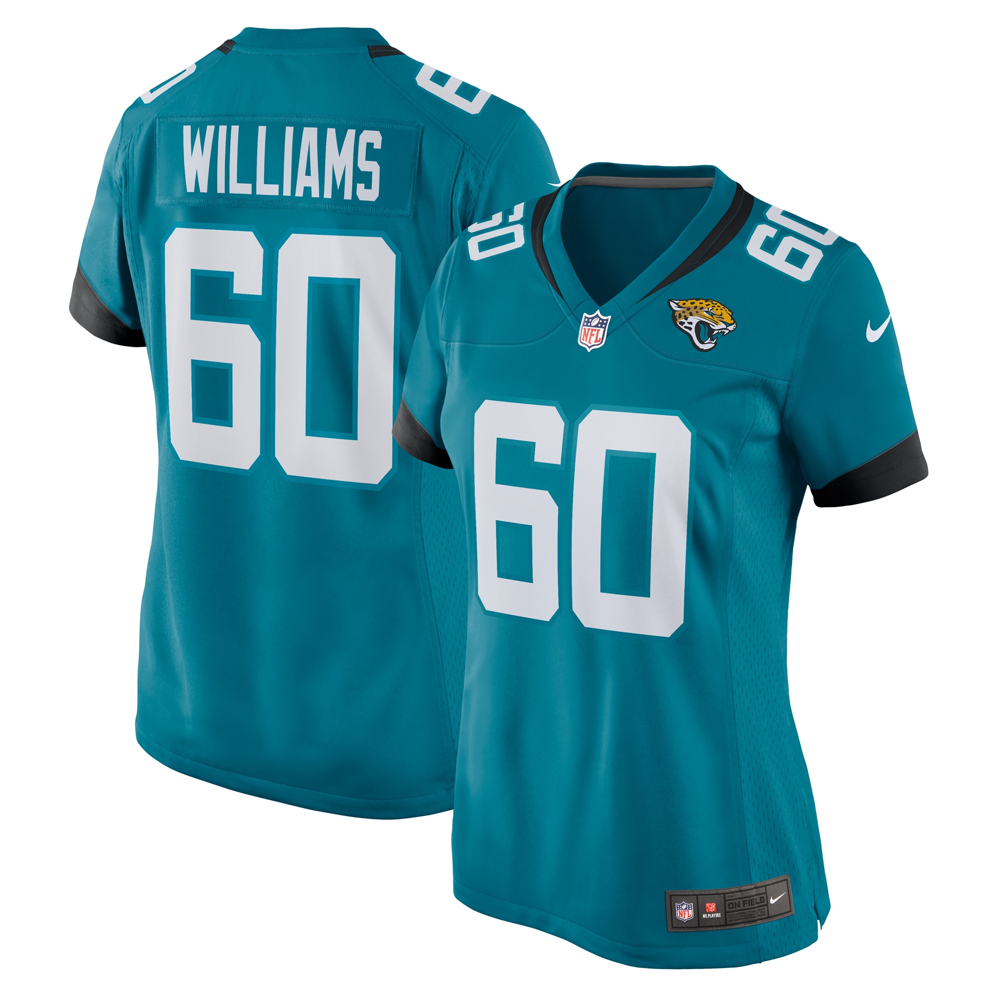 Darryl Williams Jacksonville Jaguars Game Jersey - Women's