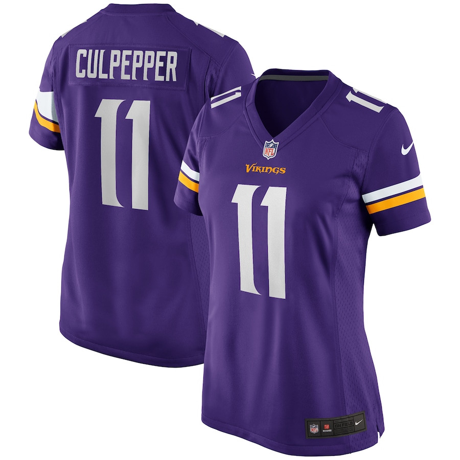 Daunte Culpepper #11 Minnesota Vikings Game Jersey - Women's | Purple