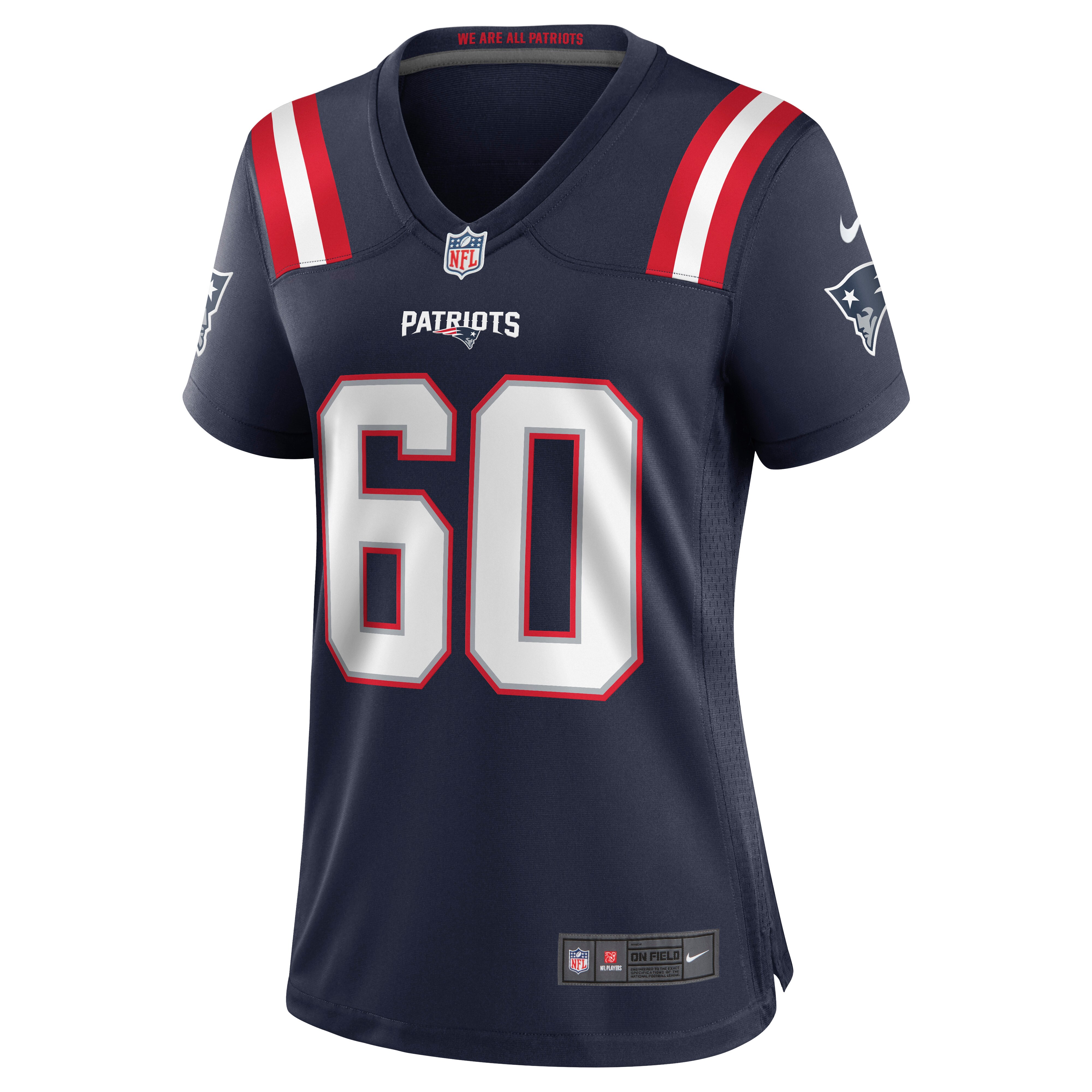 Alternative view of David Andrews New England Patriots Game Jersey - Women's