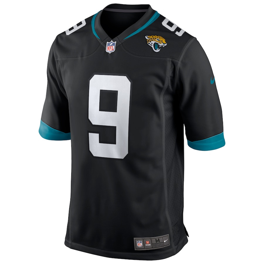 Alternative view of David Garrard #9 Jacksonville Jaguars Game Jersey - Men's | Black